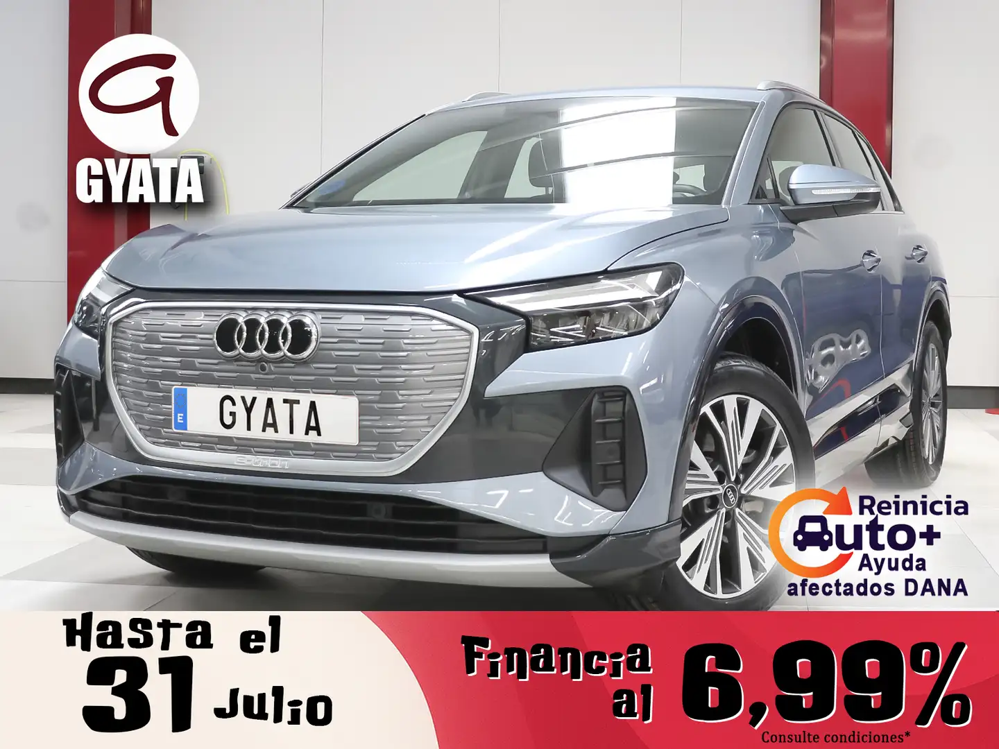 Audi Q4 e-tron 40 Advanced 82KWh Silber - 1
