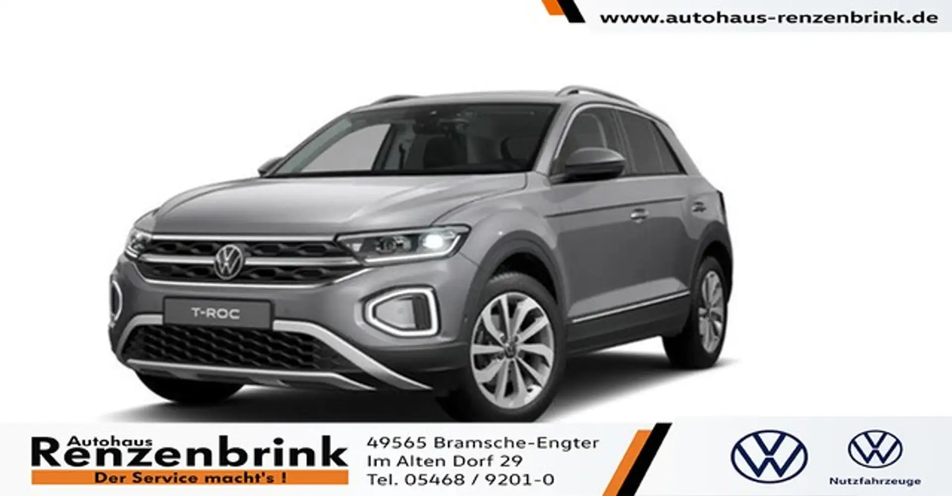 Volkswagen T-Roc Style TSI DSG AHK Easy Open IQ Drive Grau - 1