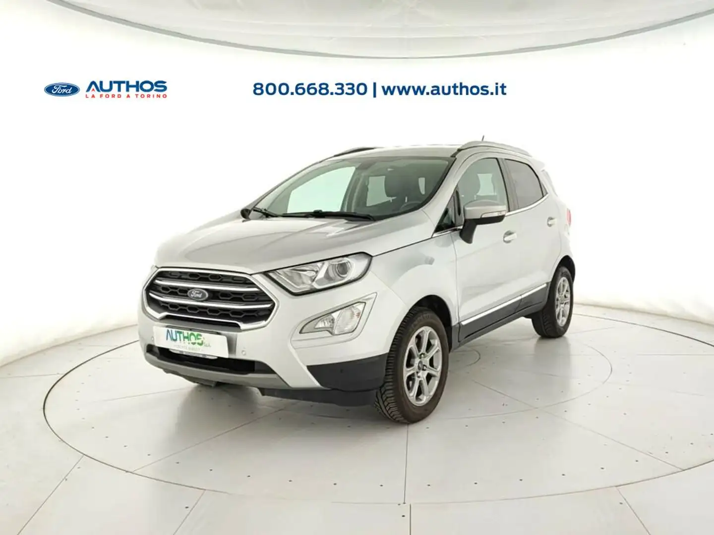 Ford EcoSport 1.0 ecoboost Titanium s&s 125cv my18 Argento - 1