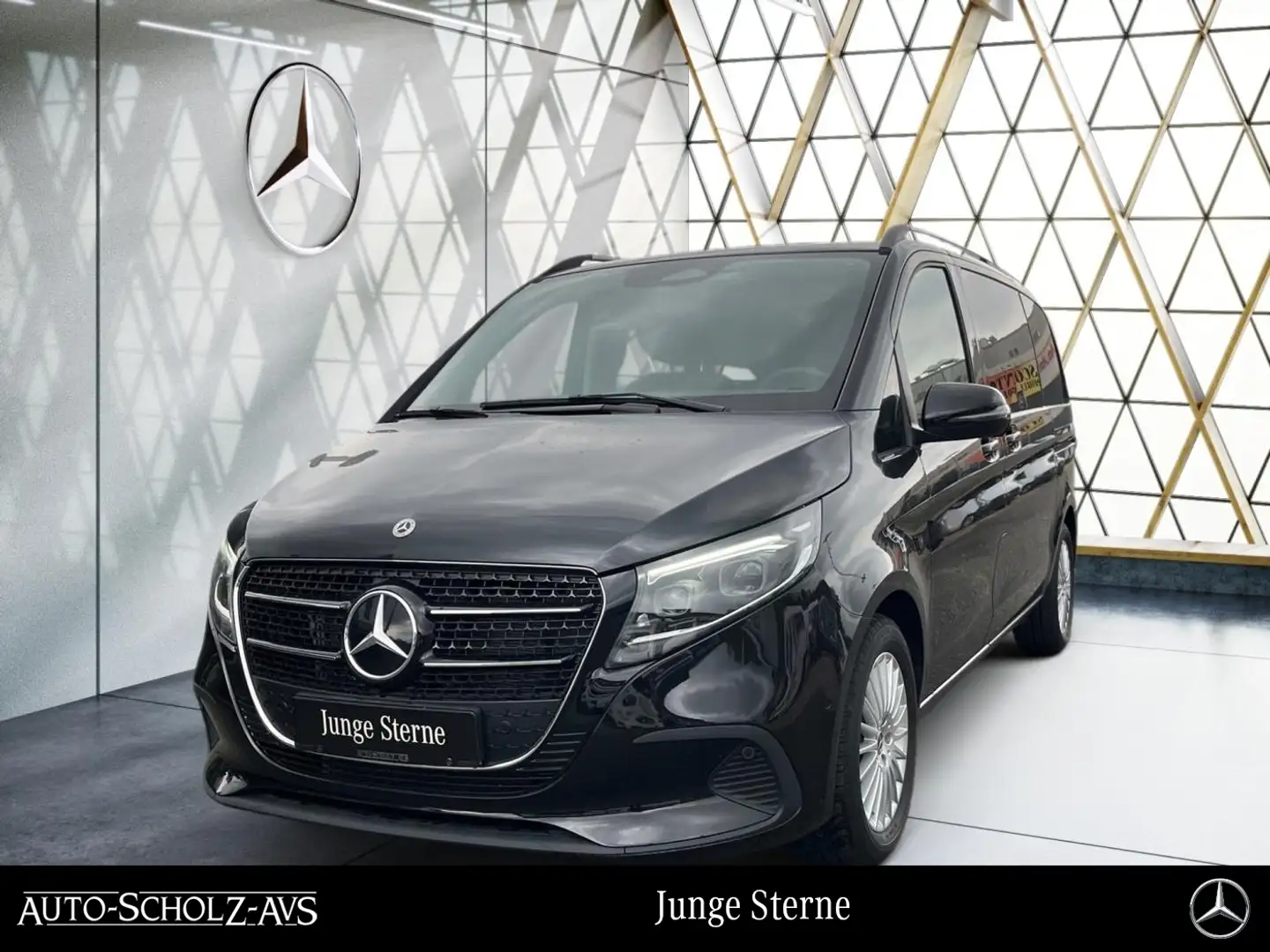 Mercedes-Benz V 220 d STYLE Kompakt AHK*Kam*LenkHz*Distro*Totw Schwarz - 1