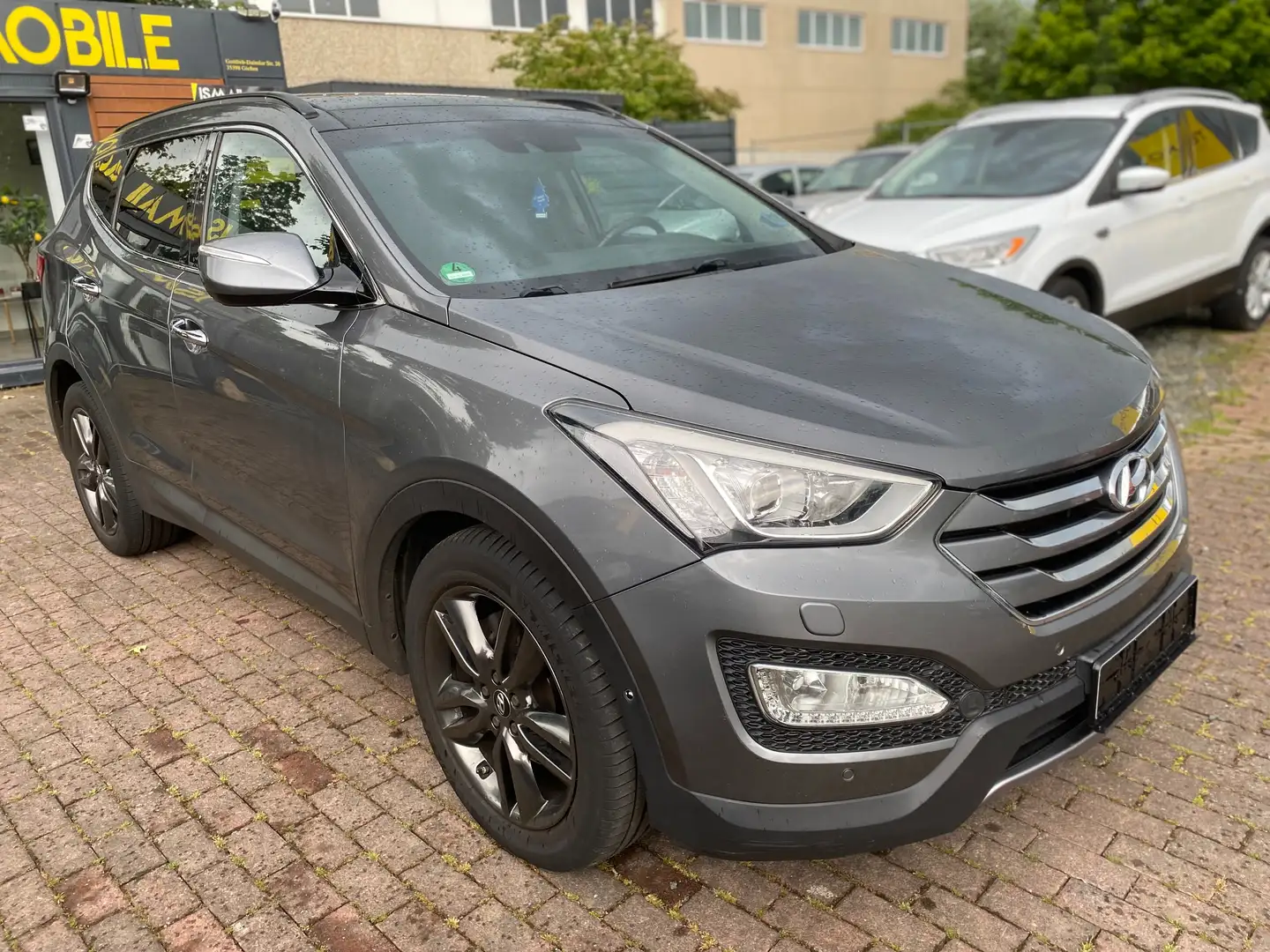 Hyundai SANTA FE Premium 4WD/Automatik/Neu TÜV/Leder/Navi/Kamera Šedá - 1