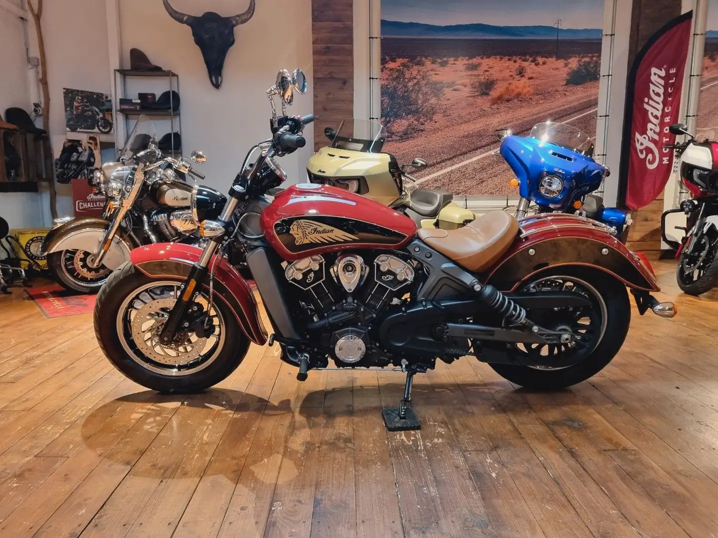 Indian Scout Extras" 100 Jahre (EUR 250/4,99 %) Kırmızı - 1