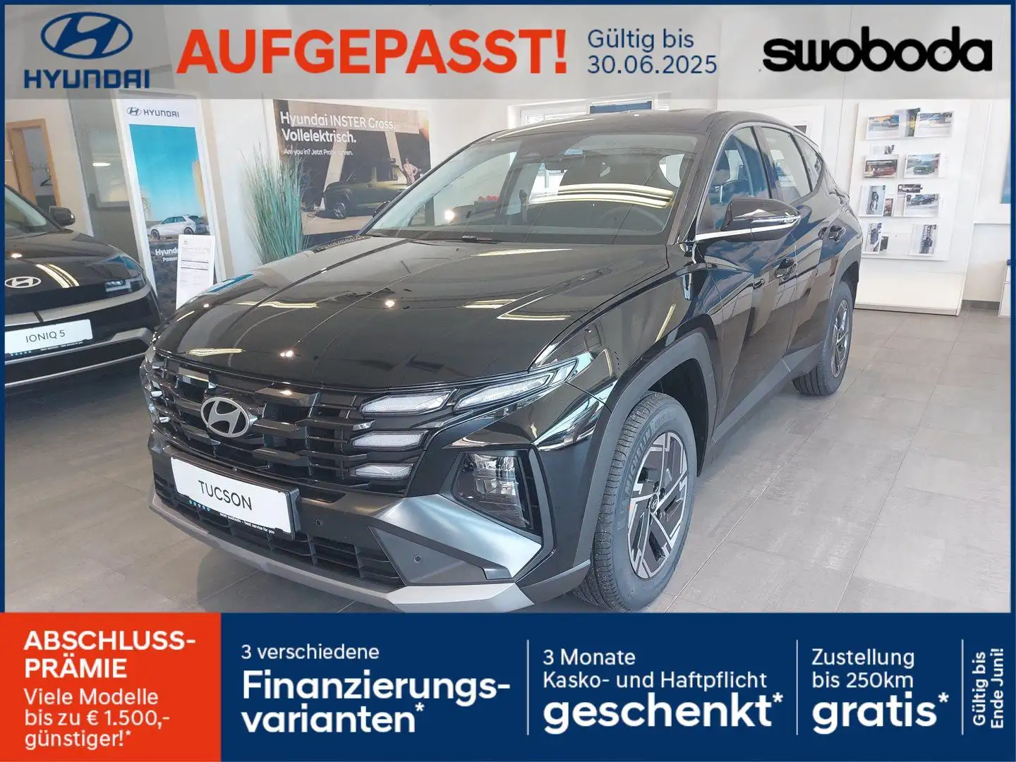 Hyundai TUCSON Tucson NX4 Smart Line 1,6 T-GDi PHEV 2WD t5ps1-PP3 Schwarz - 1