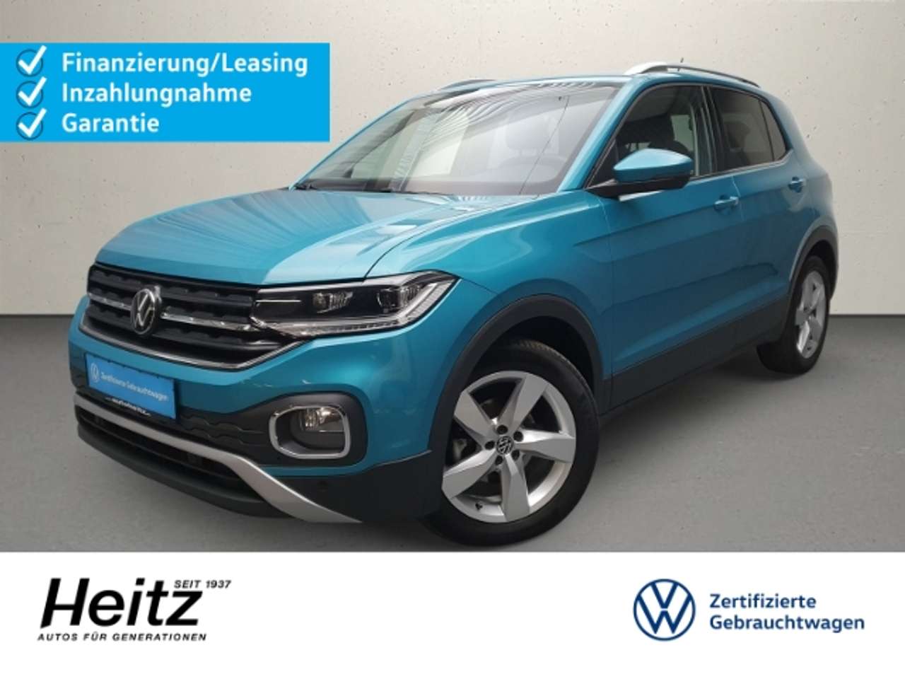 Volkswagen T-Cross 2022 — TSI DSG Style ACC LED Rückfahrkam SHZ