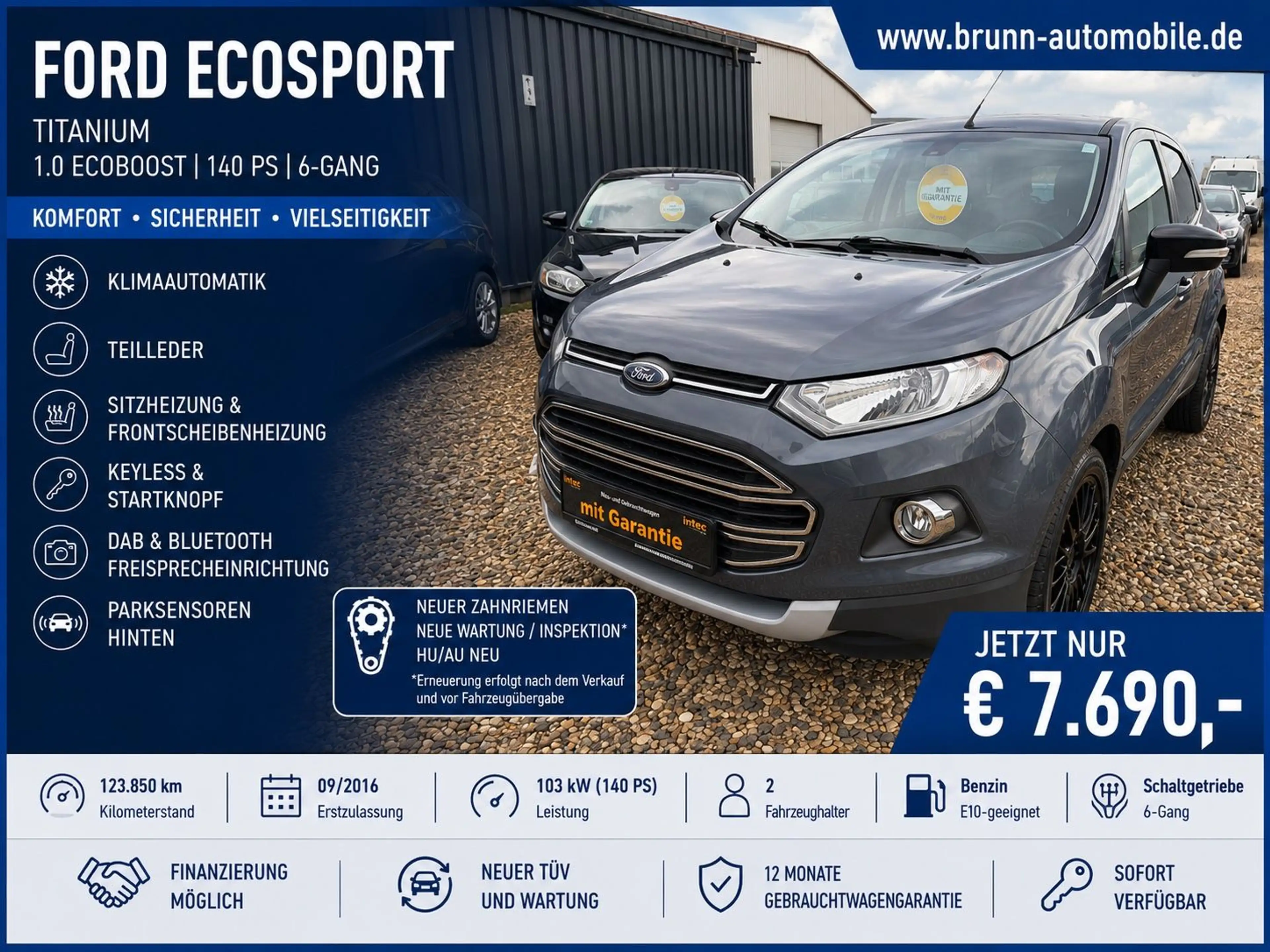 Ford EcoSport 1,0 103kW Titanium *Zahnriemen neu*
