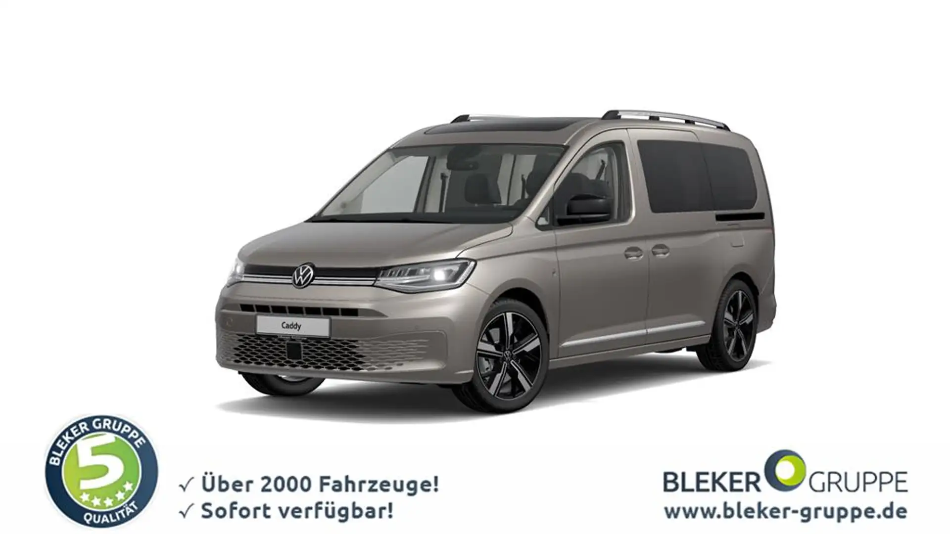 Volkswagen Caddy Maxi Style 2.0 TDI DSG Rollstuhlumbau Beige - 1