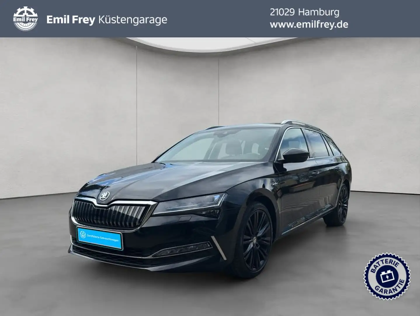 Skoda Superb Combi 1.4 TSI iV DSG L&K LEDER AHK NAVI S Black - 1