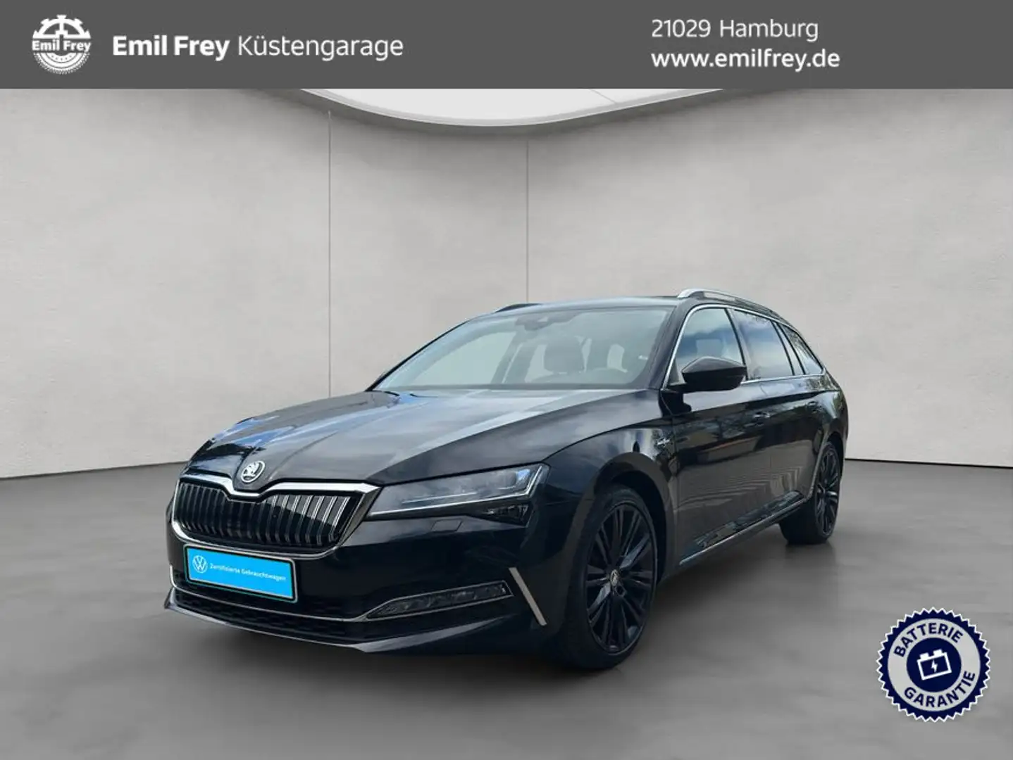 Skoda Superb Combi 1.4 TSI iV DSG L&K LEDER AHK NAVI S Negro - 1