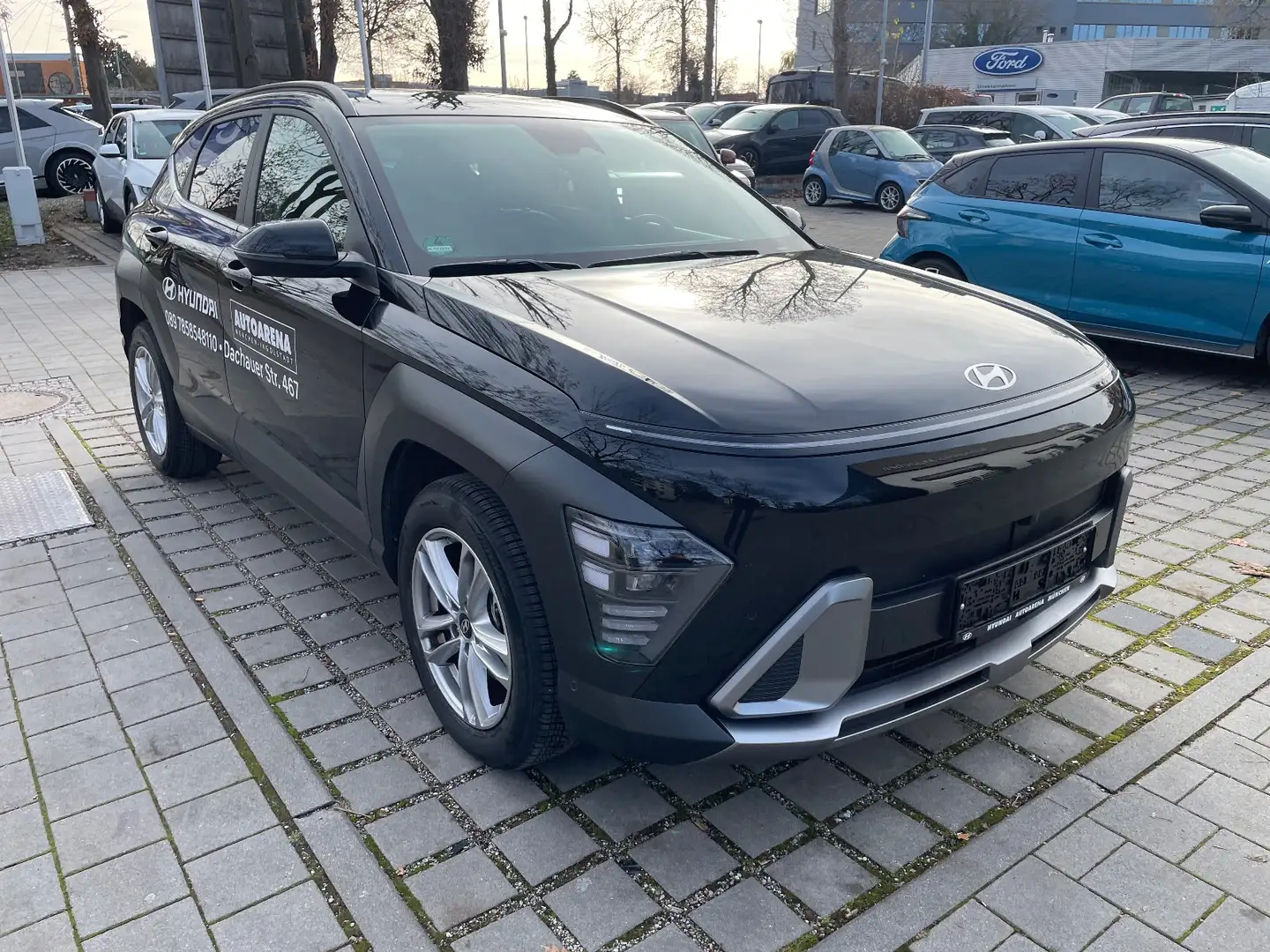 Hyundai KONA 1.6 T-GDI Prime Matrix 2xKlima 360 4xSHZ LM Schwarz - 2