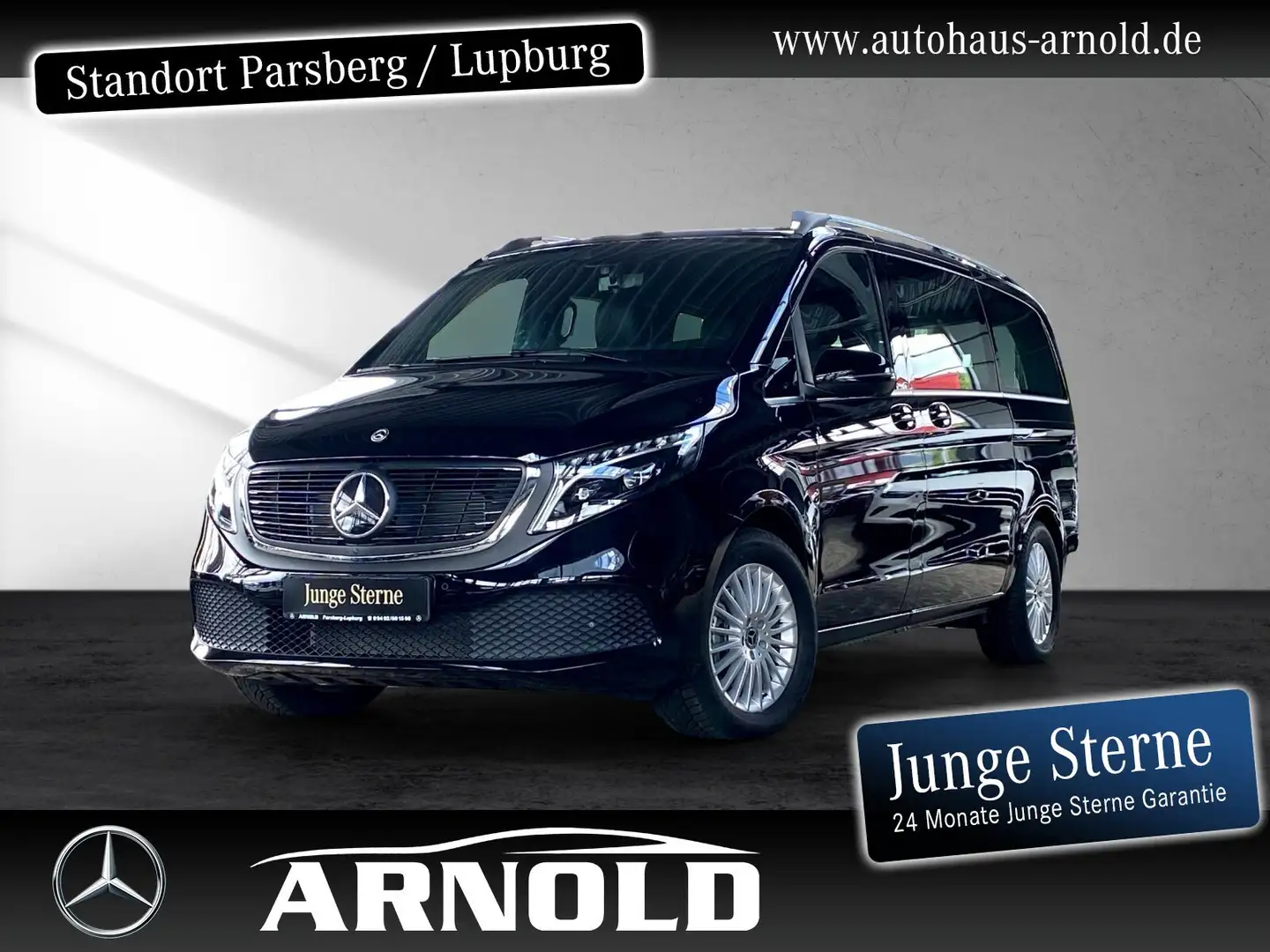 Mercedes-Benz EQV 300 EQV 300 AVANTGARDE Lang Distr 360° el-Türen 7-S. Noir - 1