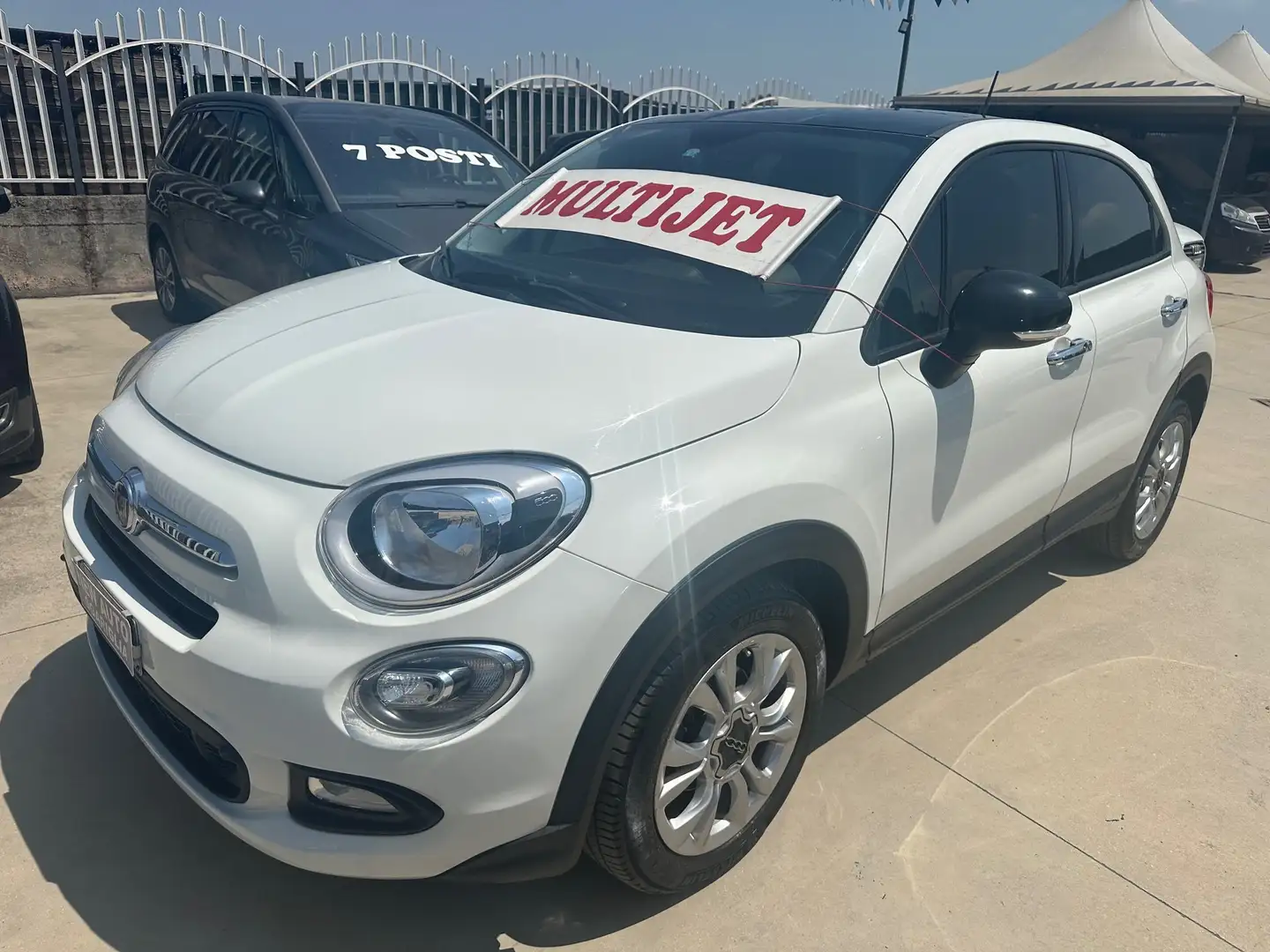 Fiat 500X 1.6 mjt Lounge 4x2 120cv Blanc - 1
