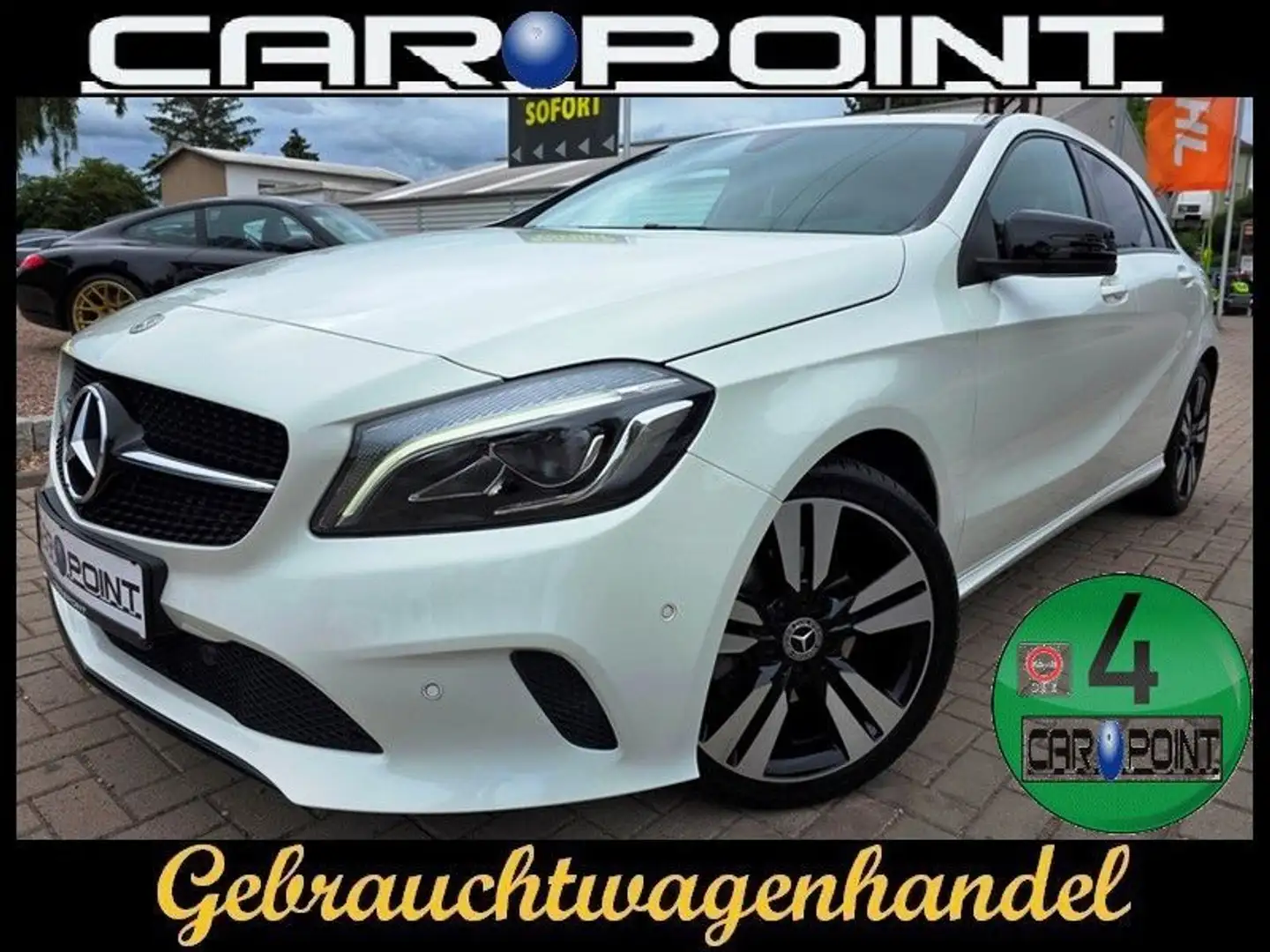 Mercedes-Benz A 180 BlueEfficiency LED Sportsitze Leder Kam. Blanc - 1