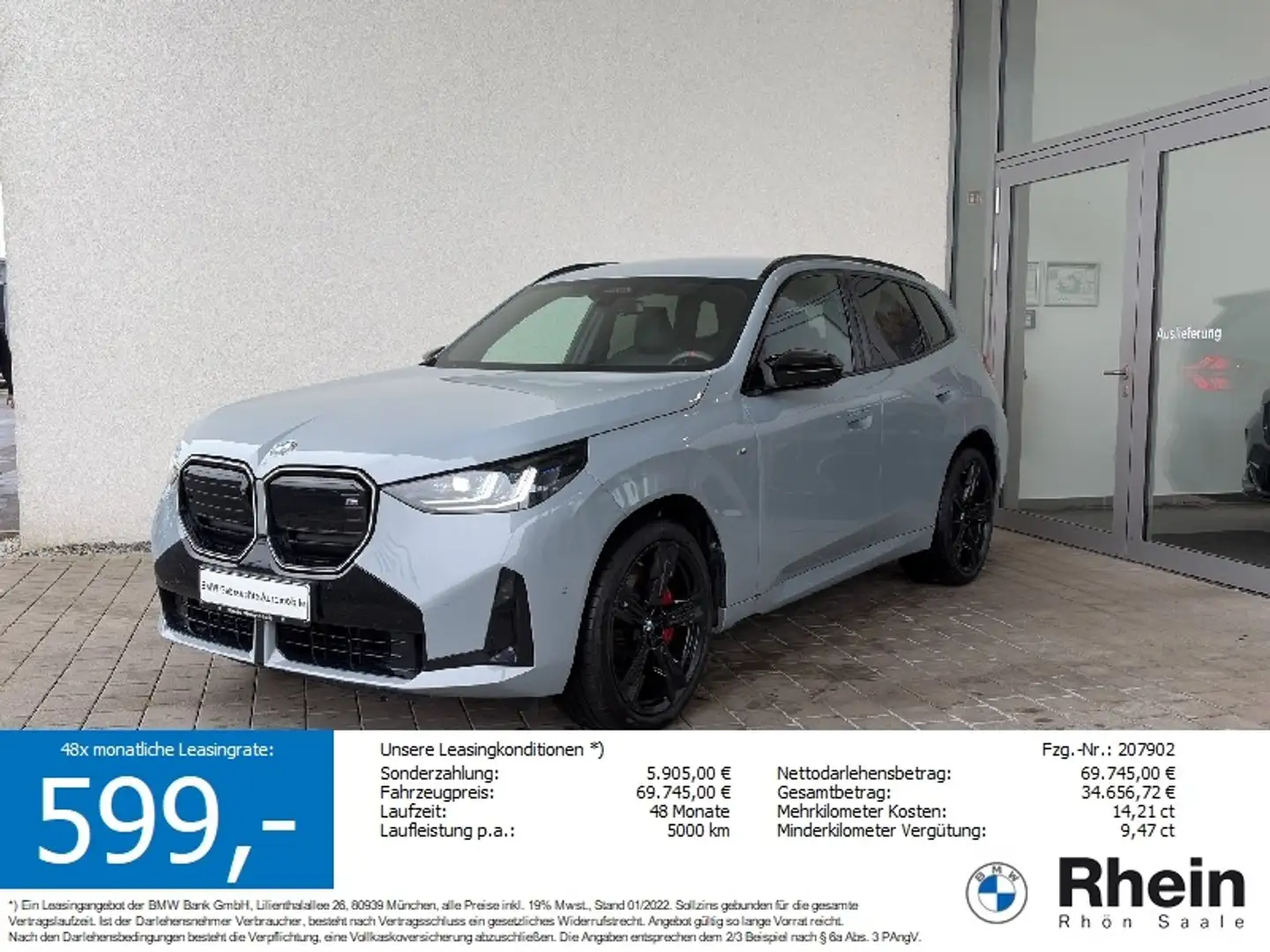 BMW X3 M 50 xDrive M Sport Pro Hifi.AHK.LED.Komfort. Grau - 1