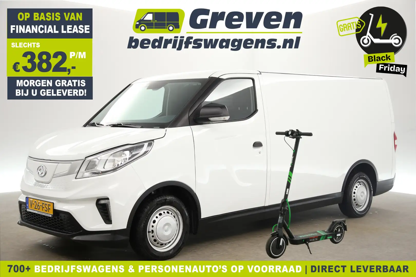 Maxus eDeliver 3 LWB 50 kWh L2H1 Gratis E-Step! | Snelladen Elektri Wit - 1