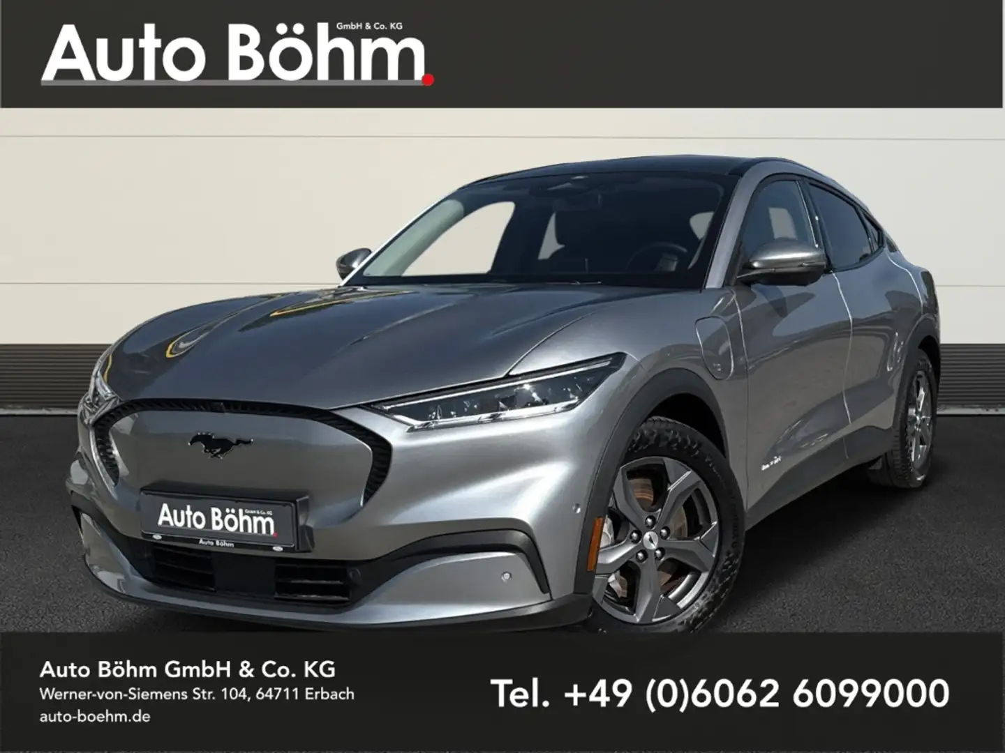 Ford Mustang Mach-E RWD 75kWh Tech-Pkt. 2, Panodach, B&O, 360-Kam. Silber - 1