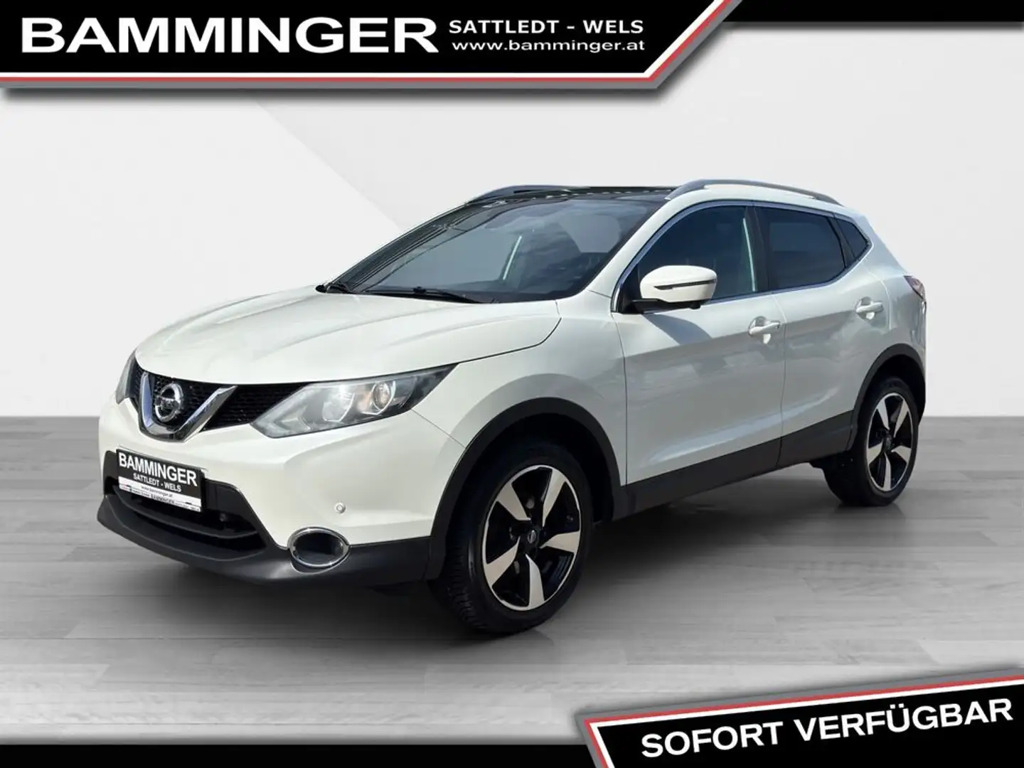 Nissan Qashqai 1,6 dCi N-Connecta Weiß - 1