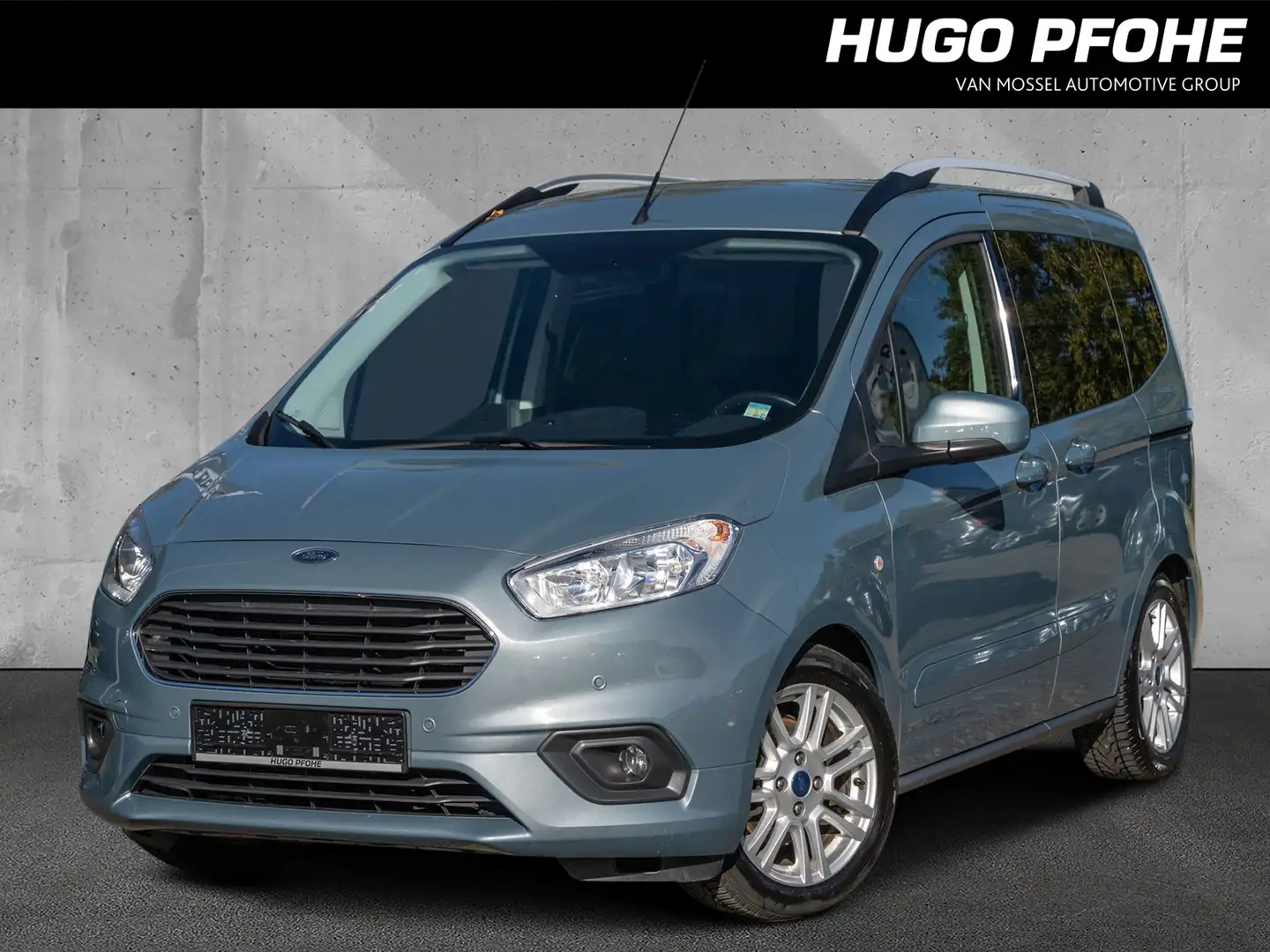 Ford Tourneo Courier Titanium 1.5 TDCi PDC v. + h.. SHZ. ALU. SYNC Blau - 1