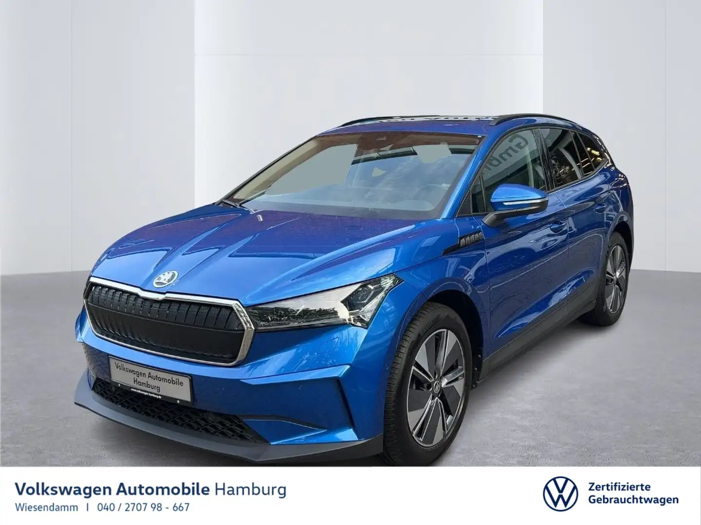 Skoda Enyaq iV 60 Loft AHK/LED/PANO/KAMERA/ACC/SITZHZG Blau - 1