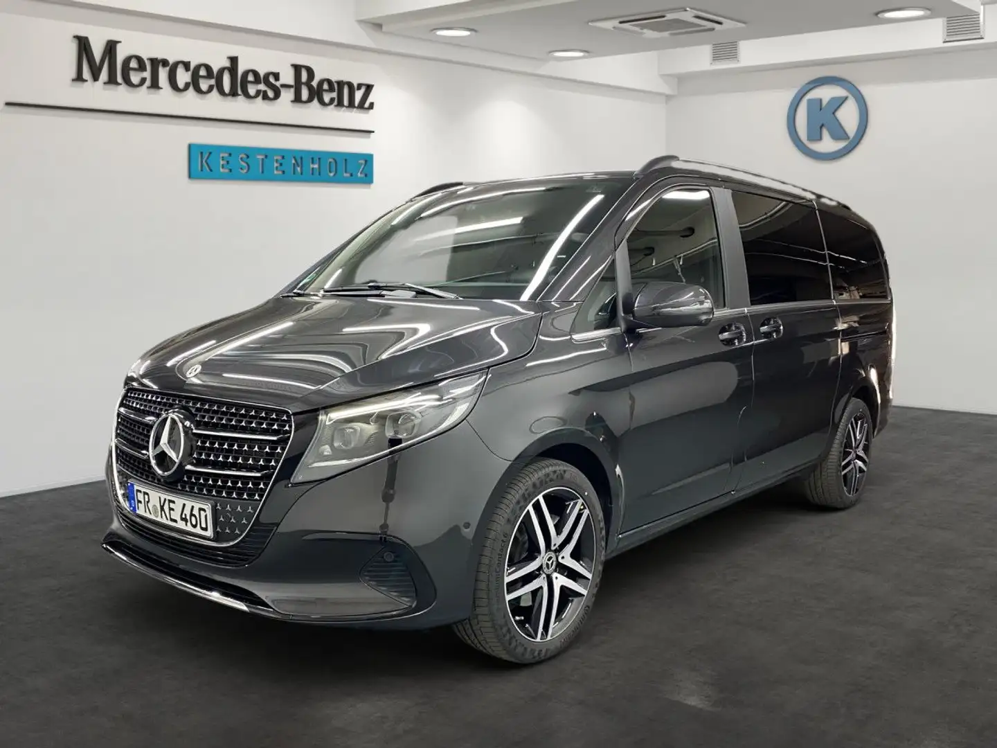 Mercedes-Benz V 300 d lang Avantgarde WideScreen 360° Stdhzg AHK Grau - 2