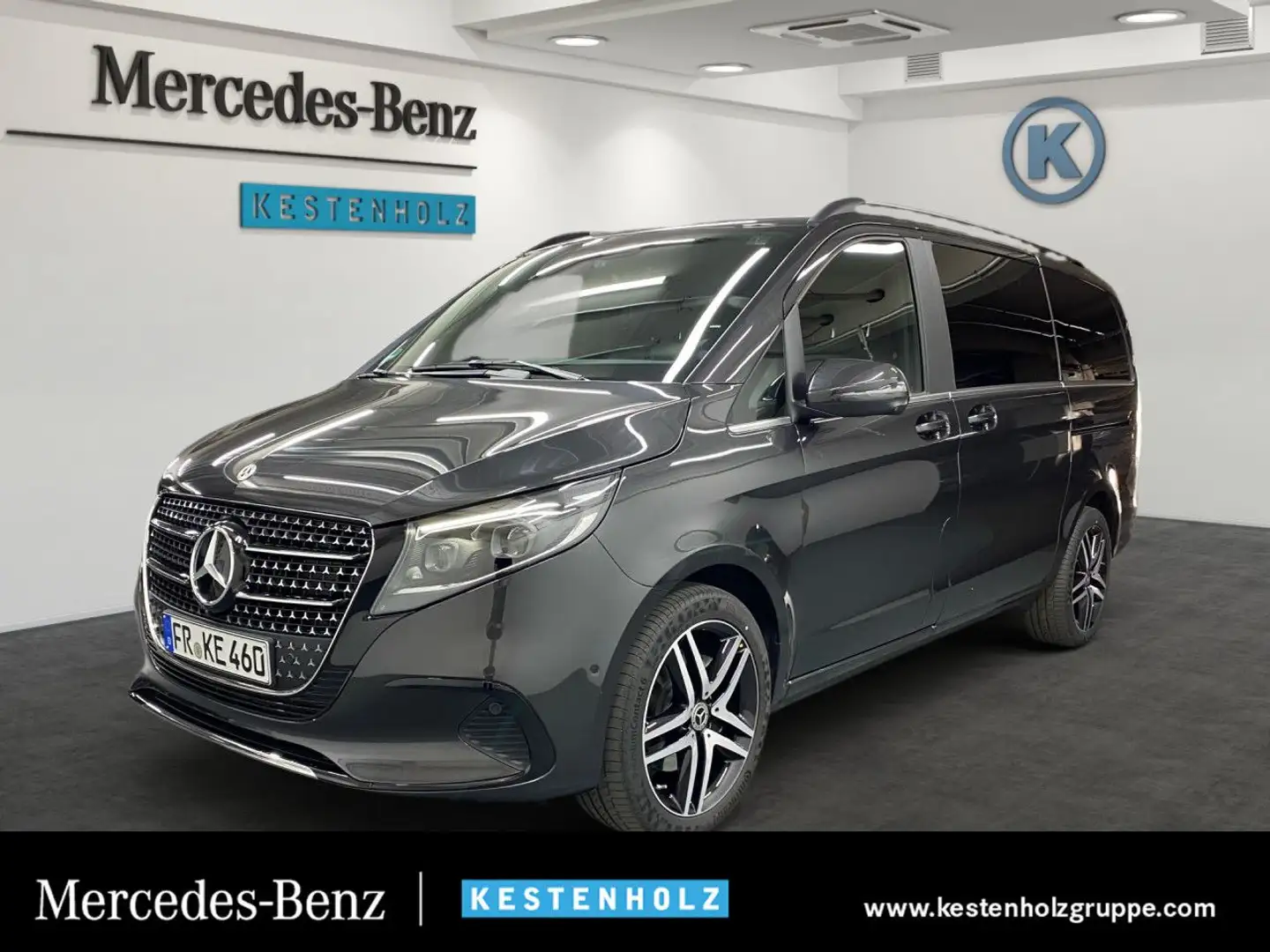 Mercedes-Benz V 300 d lang Avantgarde WideScreen 360° Stdhzg AHK Grau - 1