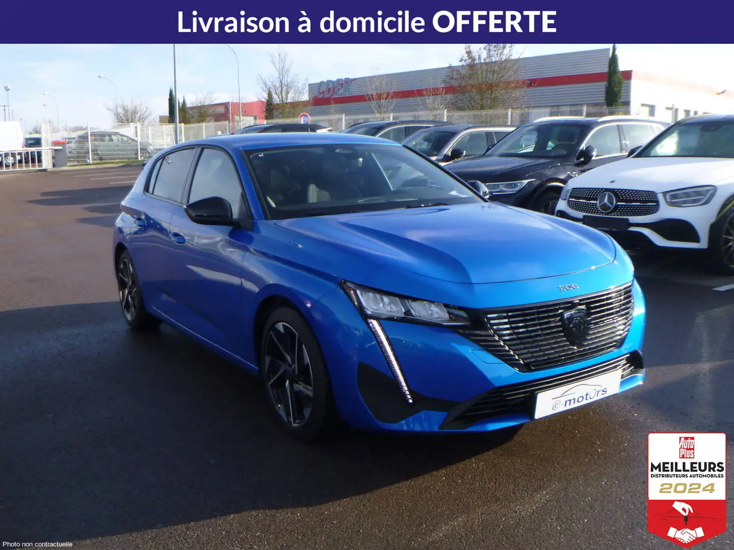 Peugeot 308 BlueHDi 130 S\u0026S EAT8 Allure +Pack Access Bleu - 2