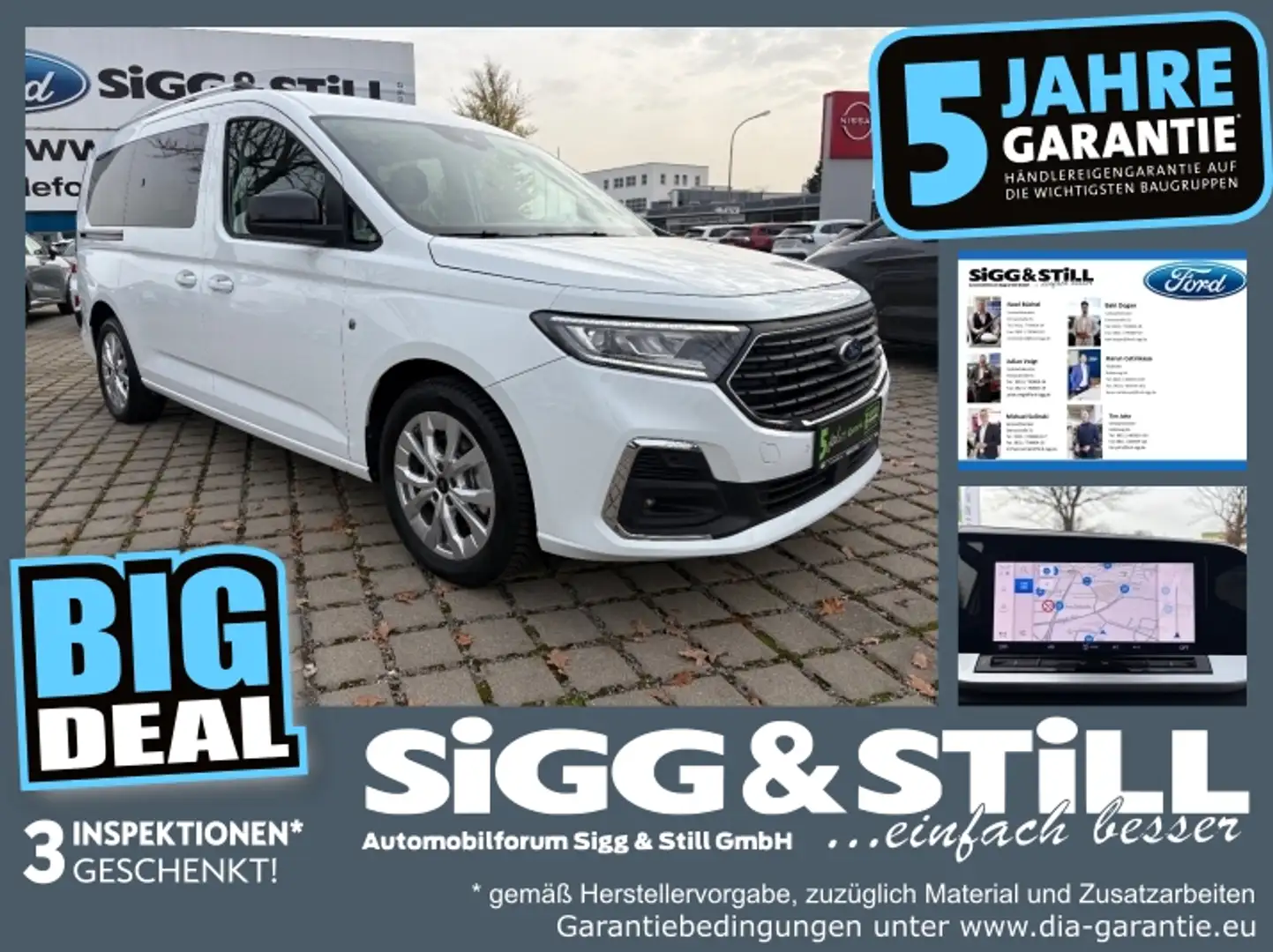 Ford Grand Tourneo Connect Titanium 1.5I 7-SI iACC*BLIS*LED Biały - 1