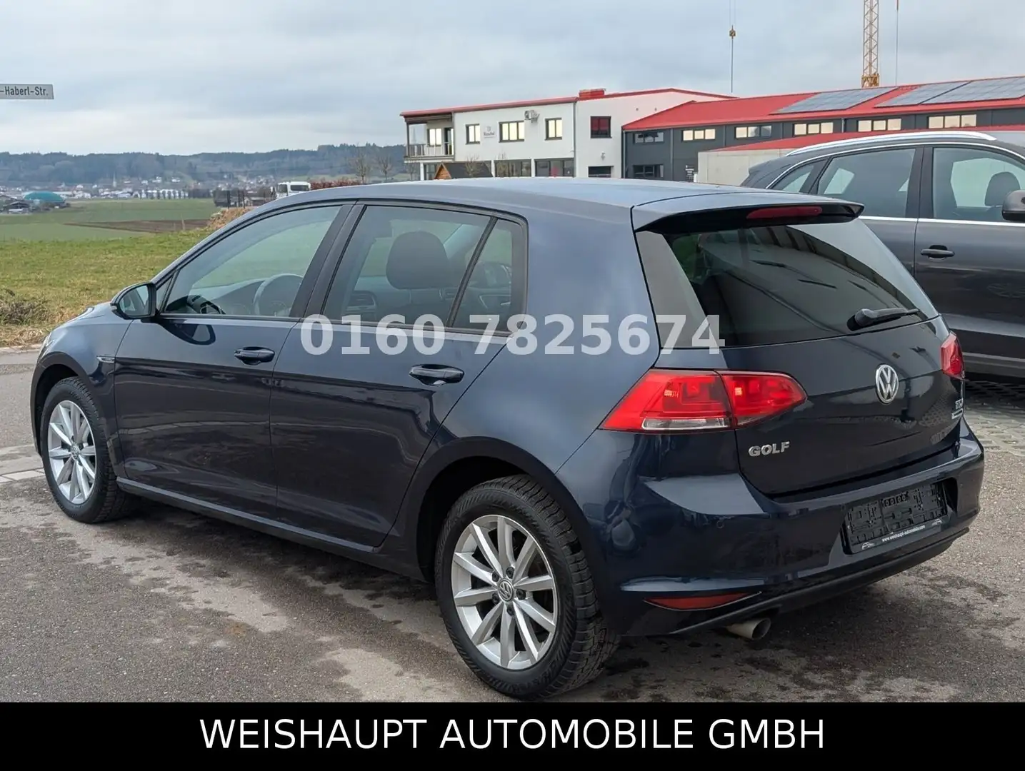Volkswagen Golf VII Lim. Lounge BMT Klimaautom.5Tü-Tempomat Modrá - 2