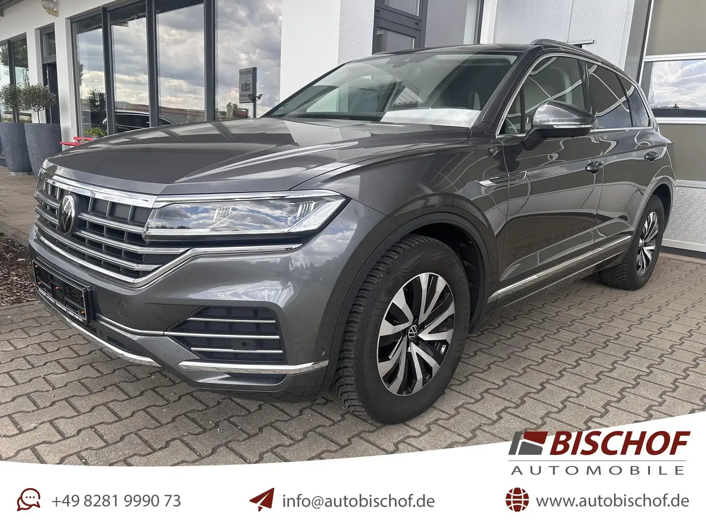 Volkswagen Touareg 3.0 V6 TDI Elegance Garantie AHK Standh. Grijs - 1