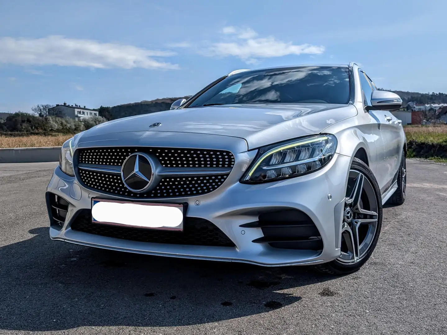 Mercedes-Benz C 200 T AMG RADAR LED Silber - 2