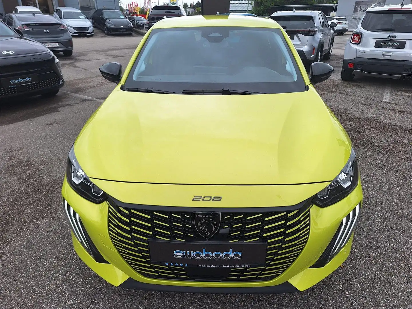 Peugeot 208 Hybrid 110 e-DCS6 Allure Gelb - 2