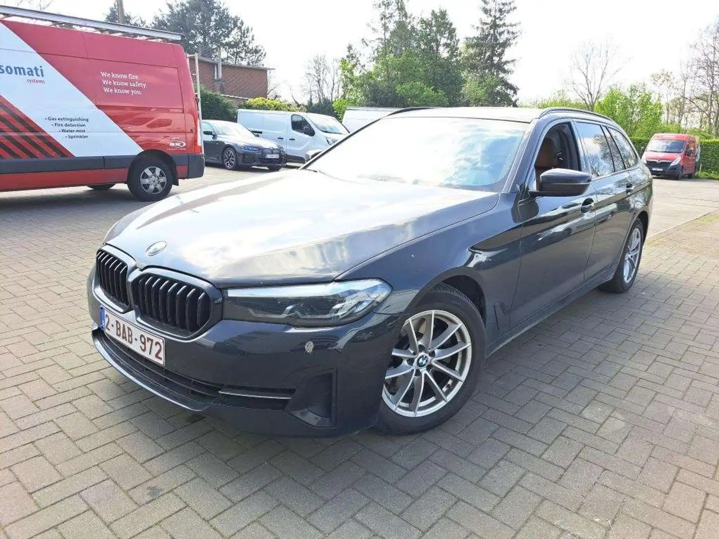 BMW 518 dA Touring *FULL LED-NAVI PRO-CUIR SPORT ELEC* Noir - 2