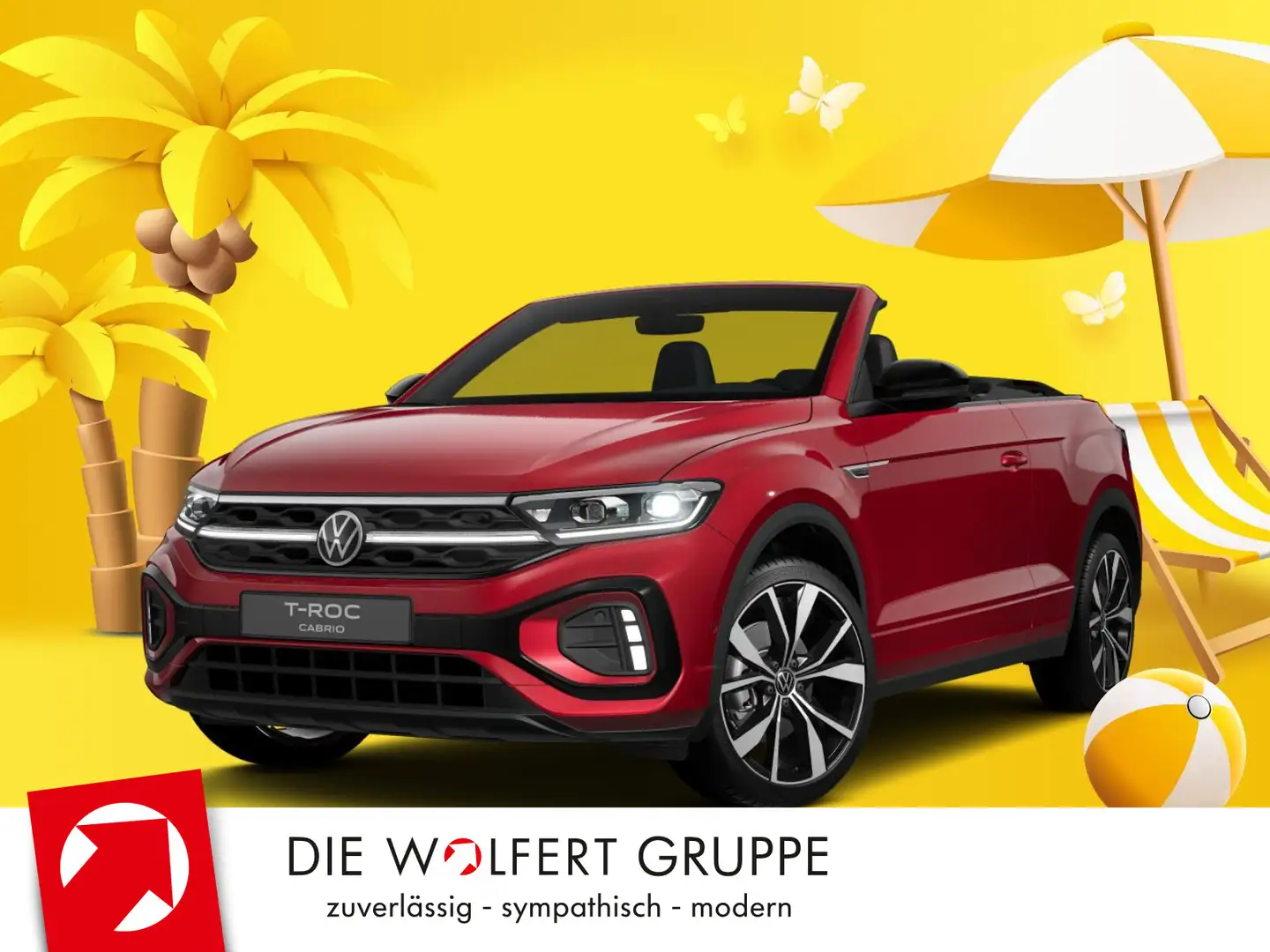 Volkswagen T-Roc R-Line 1.5 TSI OPF (150 PS) DSG Rosso - 1