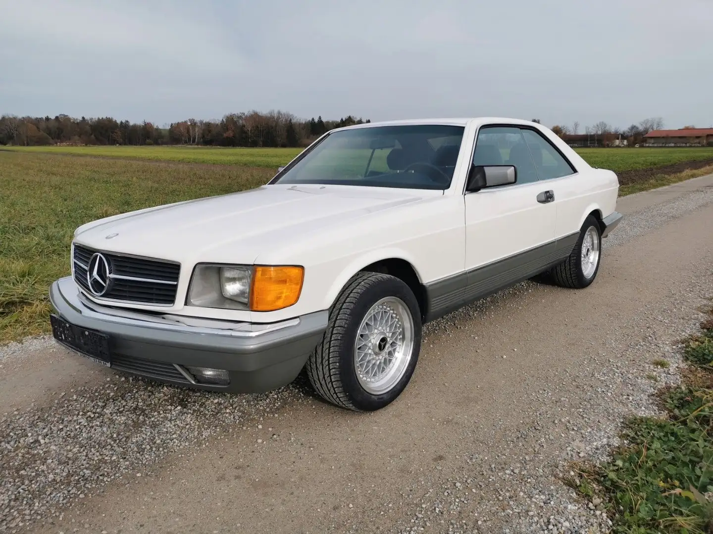 Mercedes-Benz 500 SEC Coupe, 2.HD, Nachlackierungsfrei, Rostfr Weiß - 2