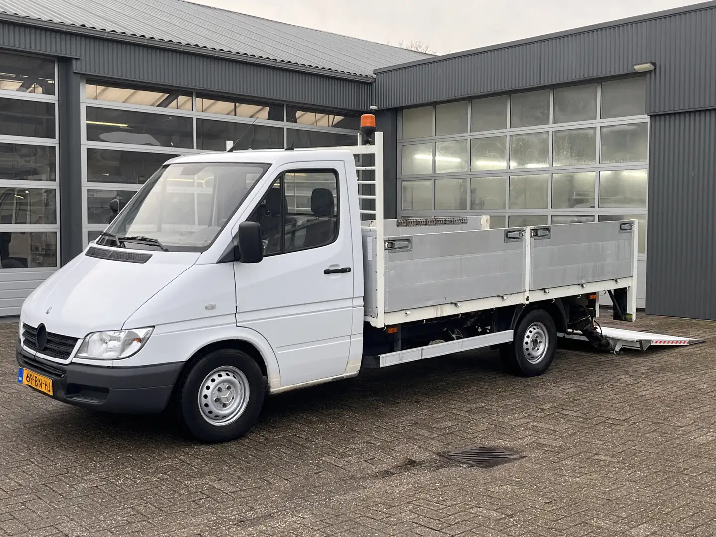 Mercedes-Benz Sprinter 408 2.2 CDI Open laadbak Pick-up Laadklep Dholland White - 2