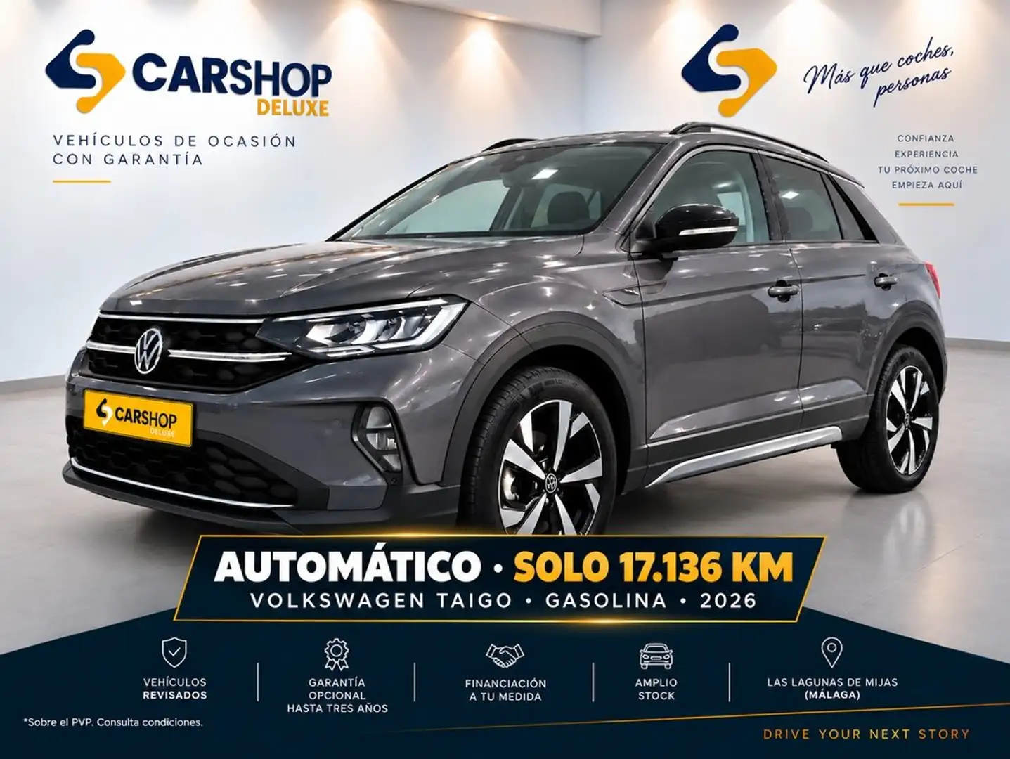 Volkswagen Taigo "Más" 1.0 TSI 85kW (116CV) DSG Gris - 1