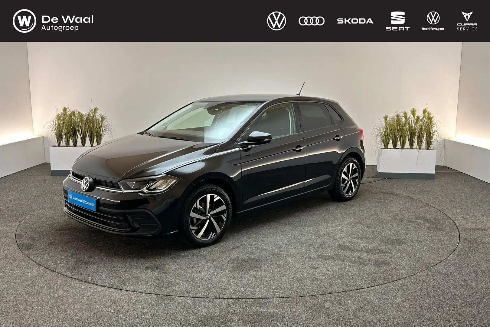Volkswagen Polo 1.0 TSI 95pk Life | App Connect, Navigatie, Climat Schwarz - 1