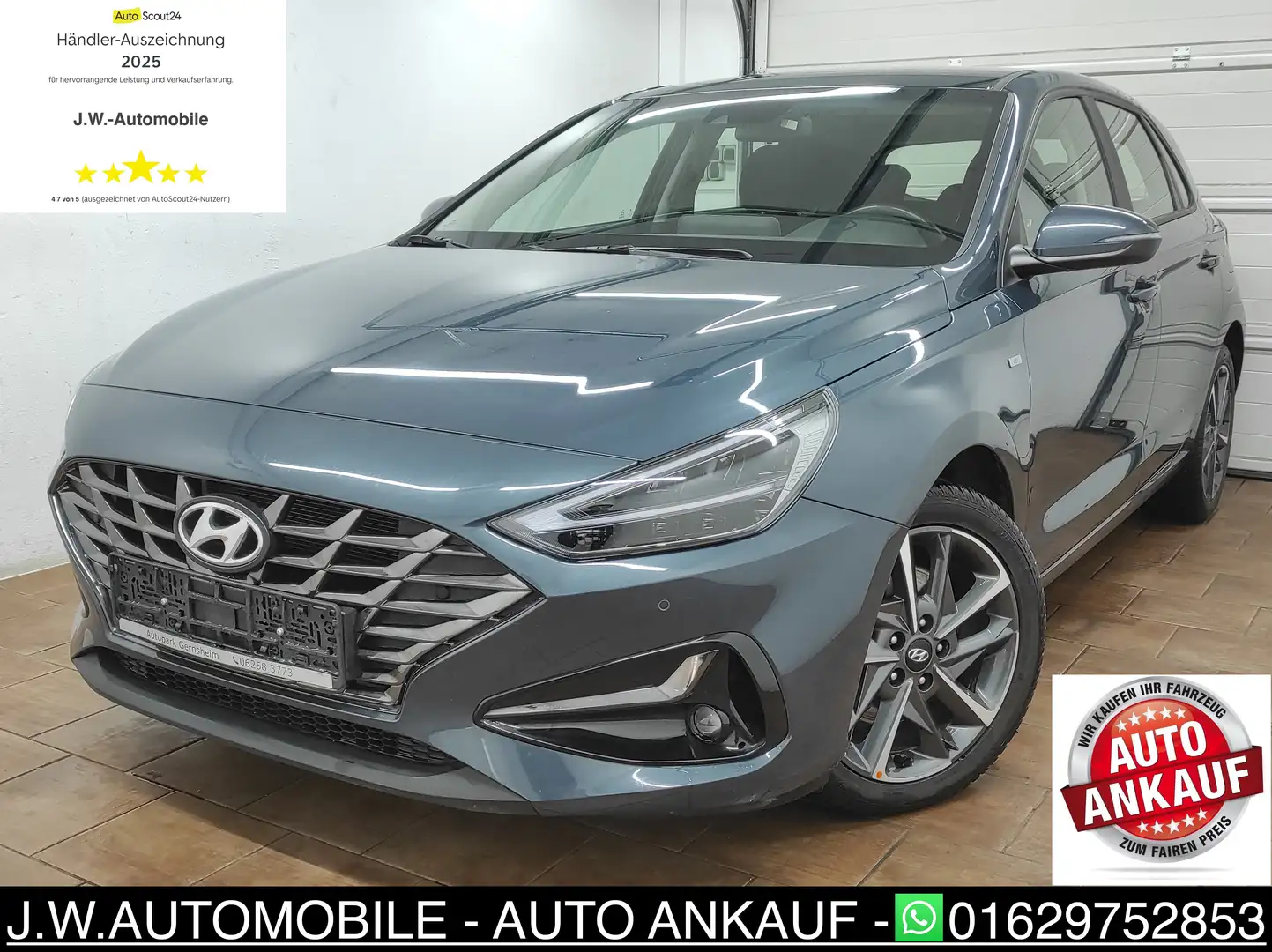Hyundai i30 Trend Mild-Hybrid AUTOMATIK LED NAVI KAMERA EURO6 Grau - 1