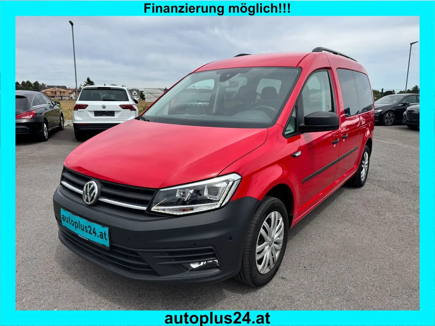 Volkswagen Caddy Kombi Maxi Austria 1,4 TSI DSG Rot - 1