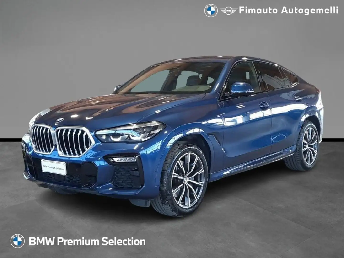BMW X6 xDrive30d 48V Msport Aut. + Tetto apr. Blu/Azzurro - 1