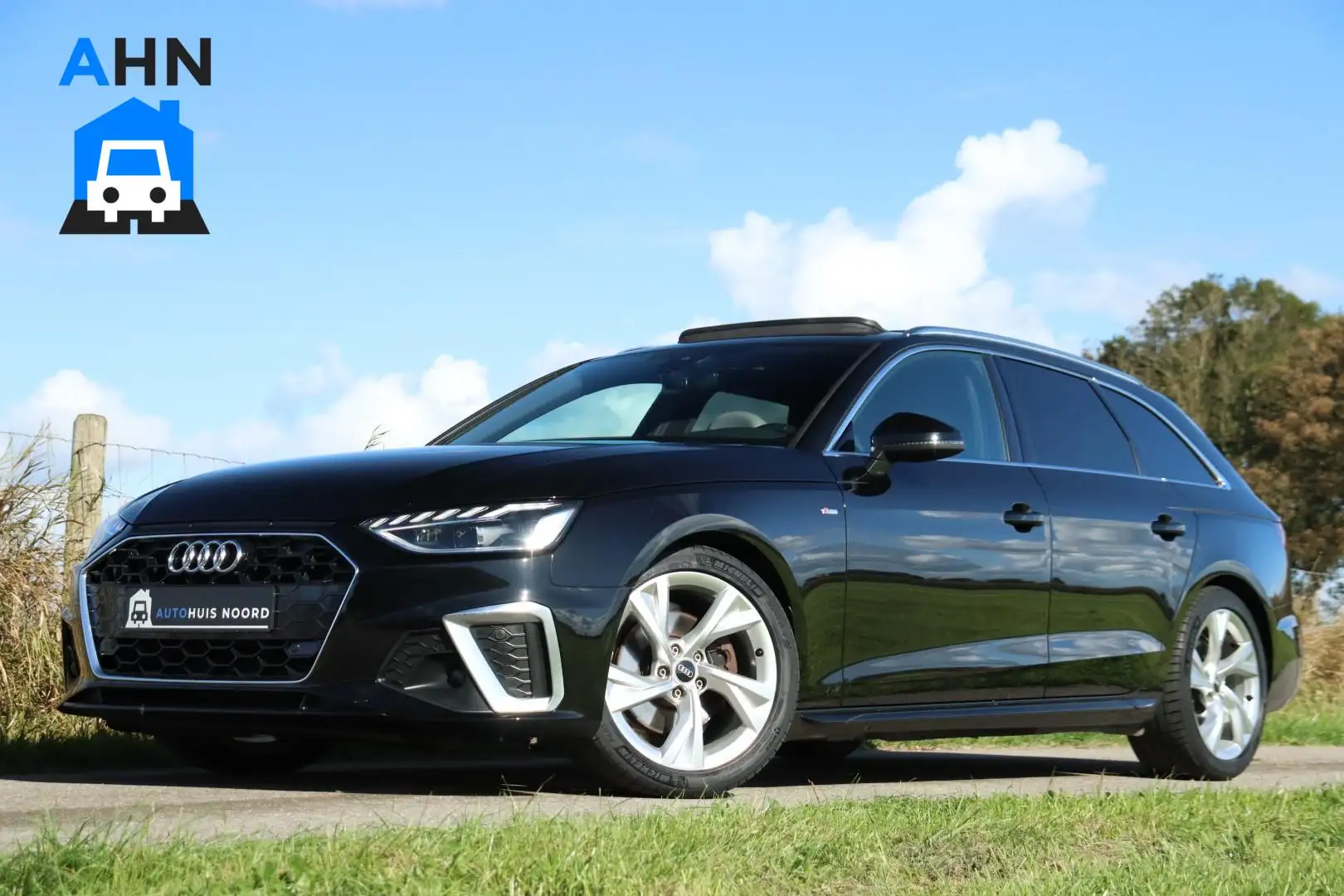 Audi A4 Avant 35 TFSI / 2.0 150PK / 3x S-Line / DAB / Pano Zwart - 1