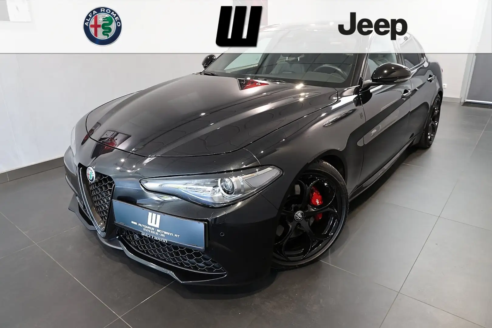 Alfa Romeo Giulia Ti + Veloce Paket 2,0 280 AT8 Q4 Noir - 1