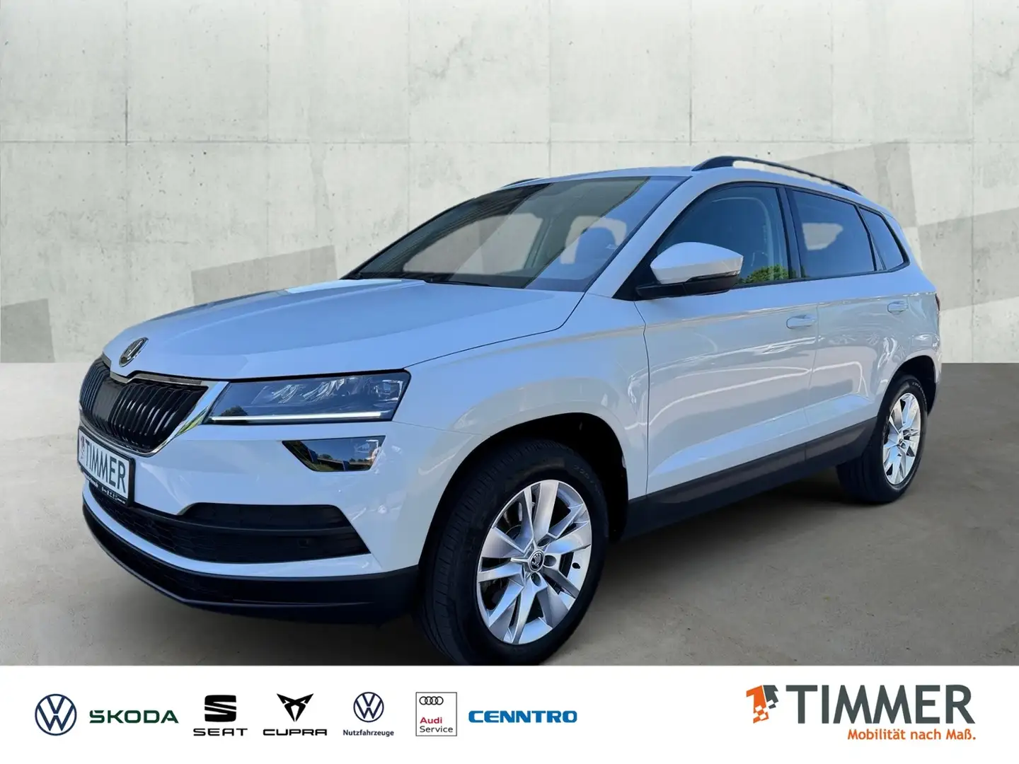 Skoda Karoq 2.0 TDI DSG 4x4 *LED *RKAM *NAVI *SHZ *GRA * Bianco - 1