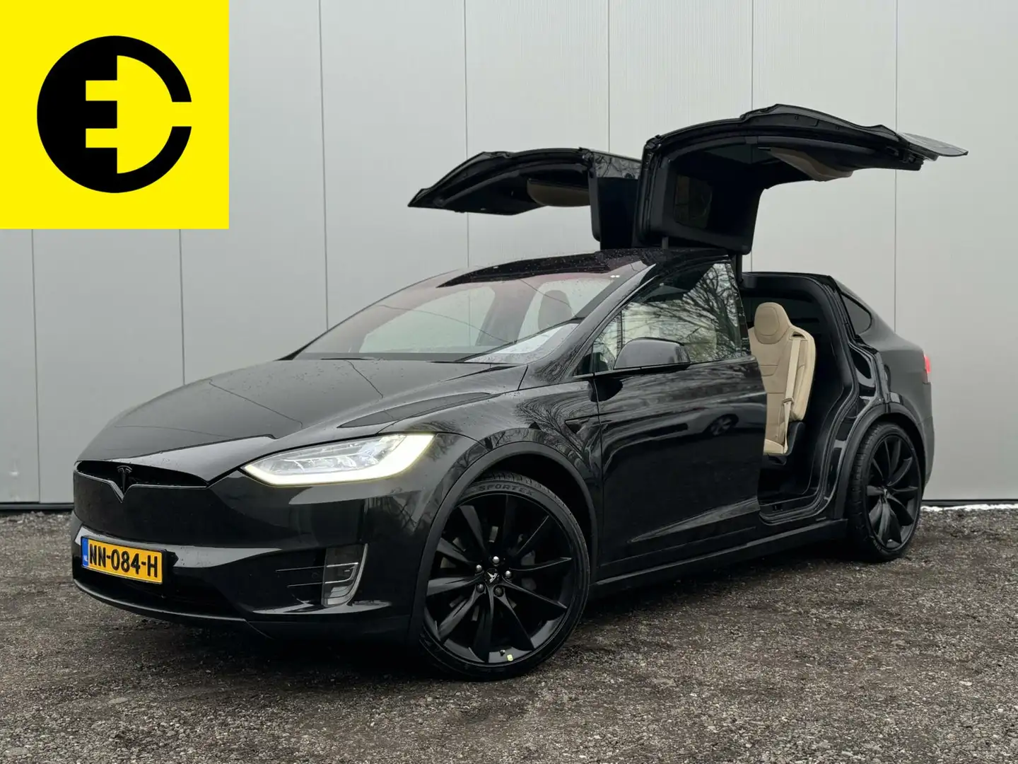 Tesla Model X 90D Base | Gratis Superchargen | Enhanced AutoPilo Zwart - 1