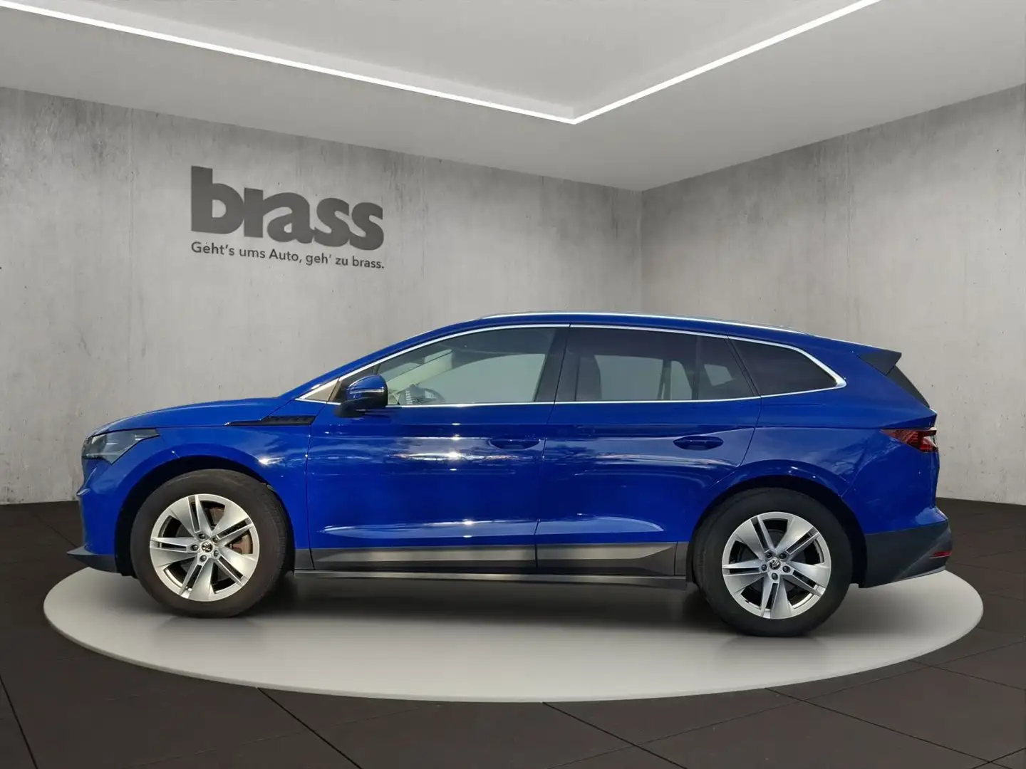 Skoda Enyaq 80 Bleu - 2