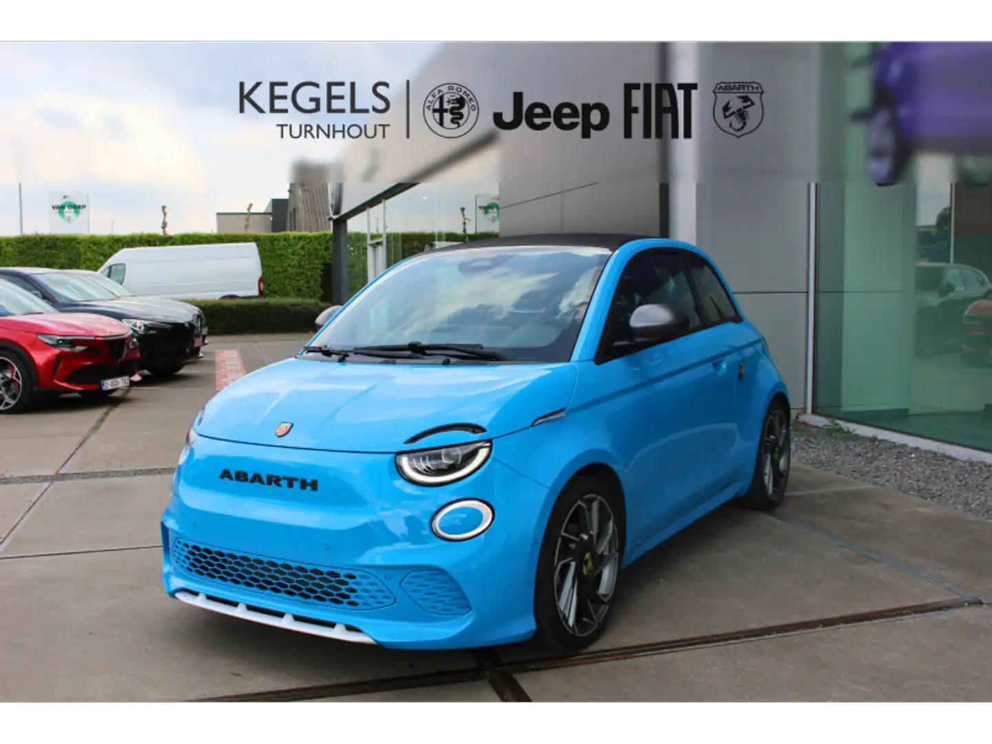 Abarth 500e Cabrio Azul - 1