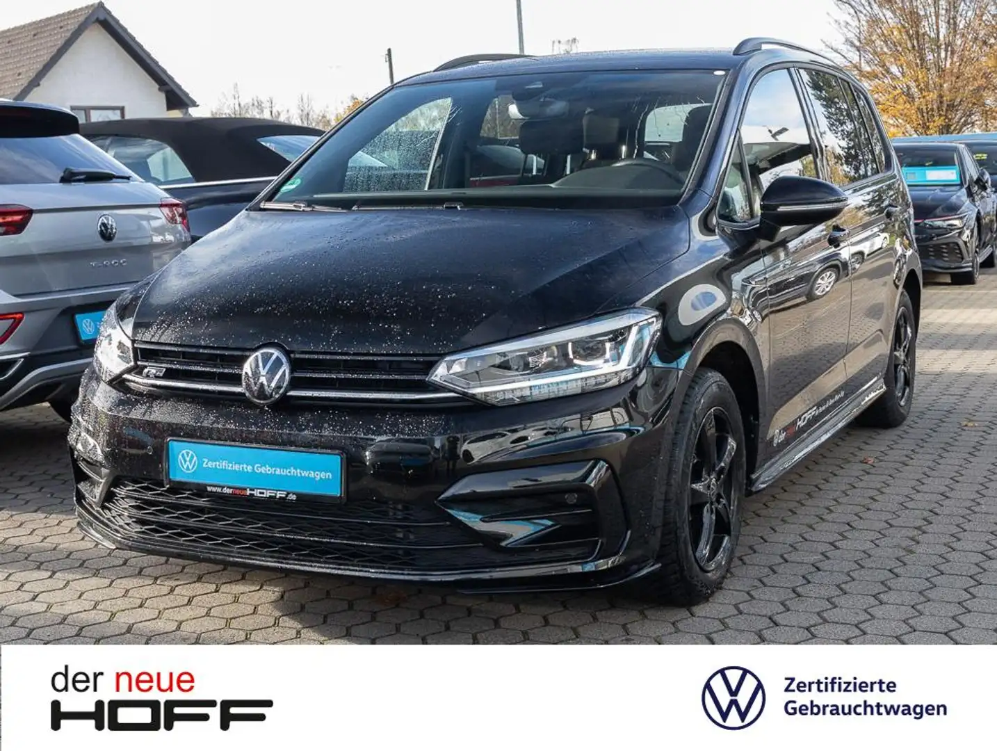Volkswagen Touran 2.0 TDI DSG R-Line Navi AHK LED 7-Si. APP Schwarz - 1