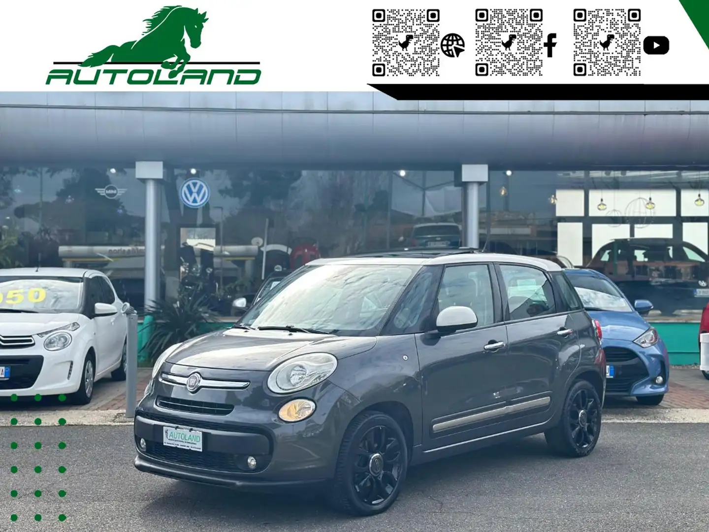 Fiat 500L 1.3 Multijet Dualogic Lounge*Tetto Apribile*Auto Grigio - 1