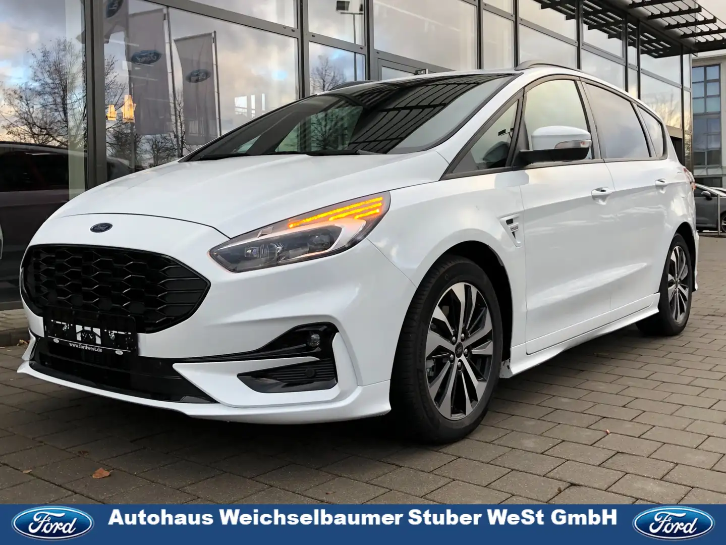 Ford S-Max 514 S-Max 2.5 Duratec FHEV Hybrid ST-Line Weiß - 1