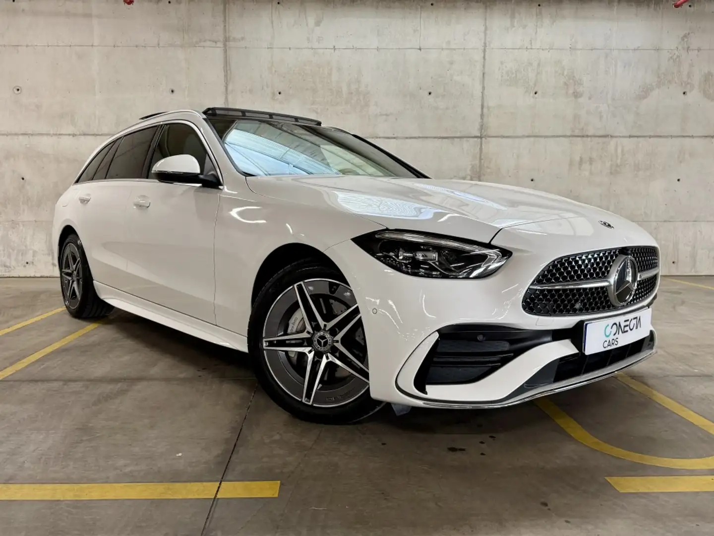Mercedes-Benz C 300 Estate de 9G-Tronic Blanc - 2