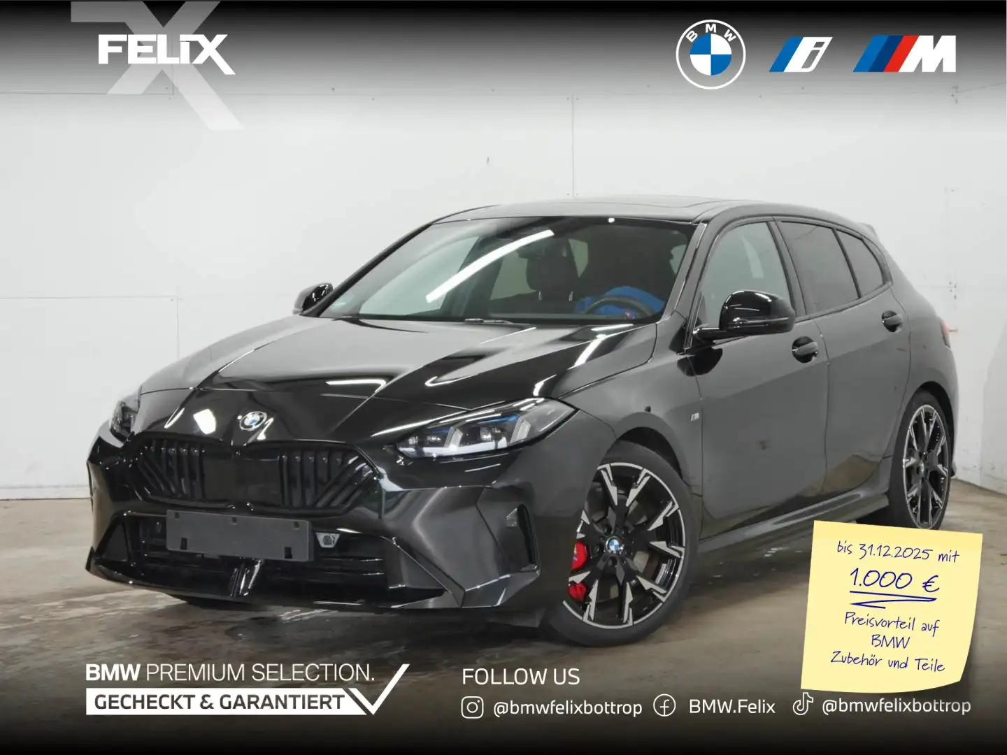 BMW 120 M SPORTPAKET PRO+PANO+HARMAN/KARDON Schwarz - 1